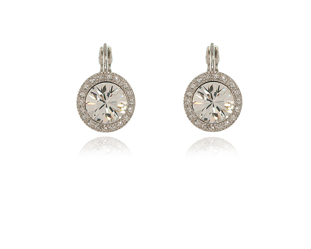 Sosie Pavee Silver Earrings