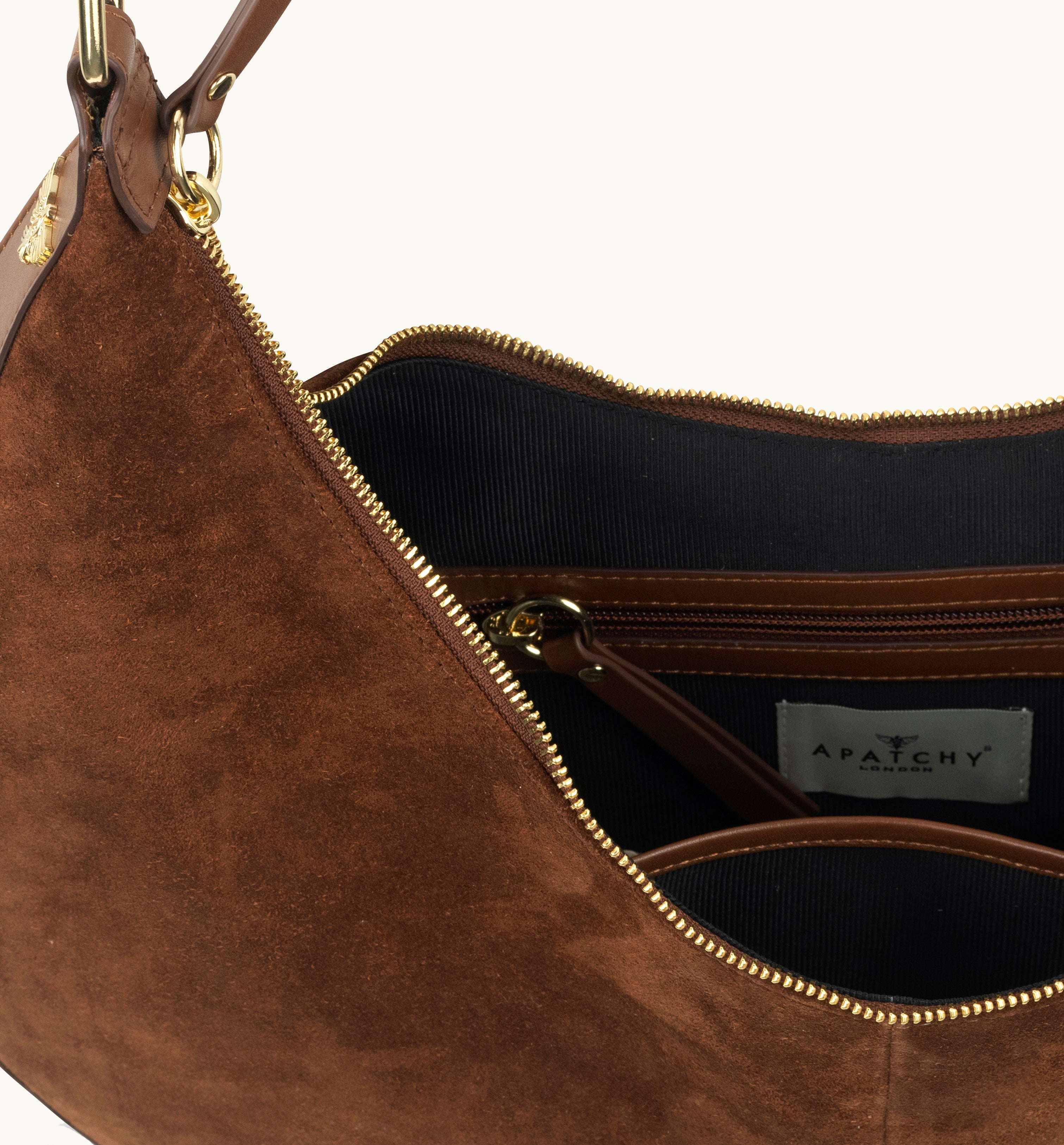 Apatchy London The Nora Suede Bag