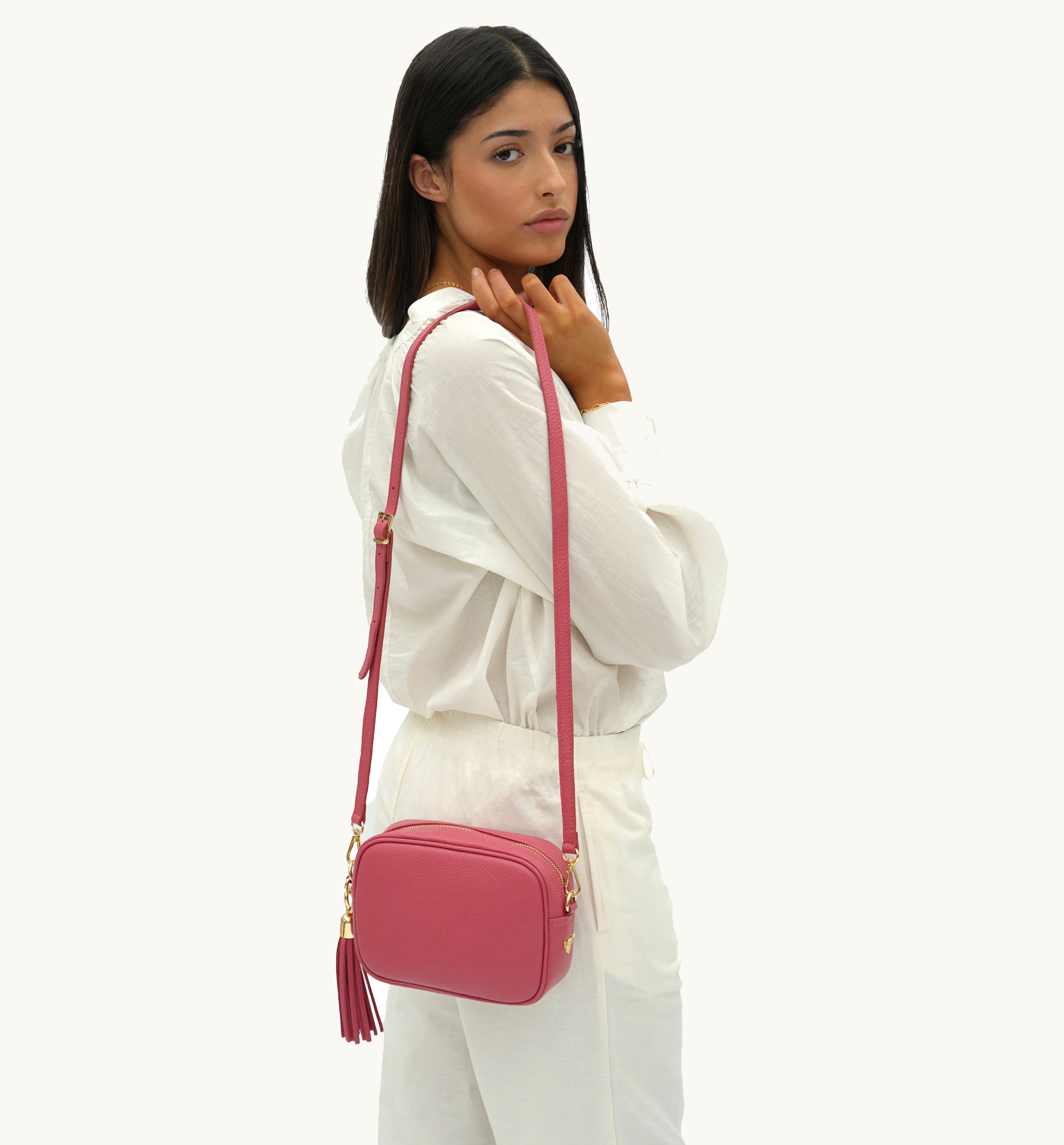 Apatchy London The Tassel Leather Crossbody Bag