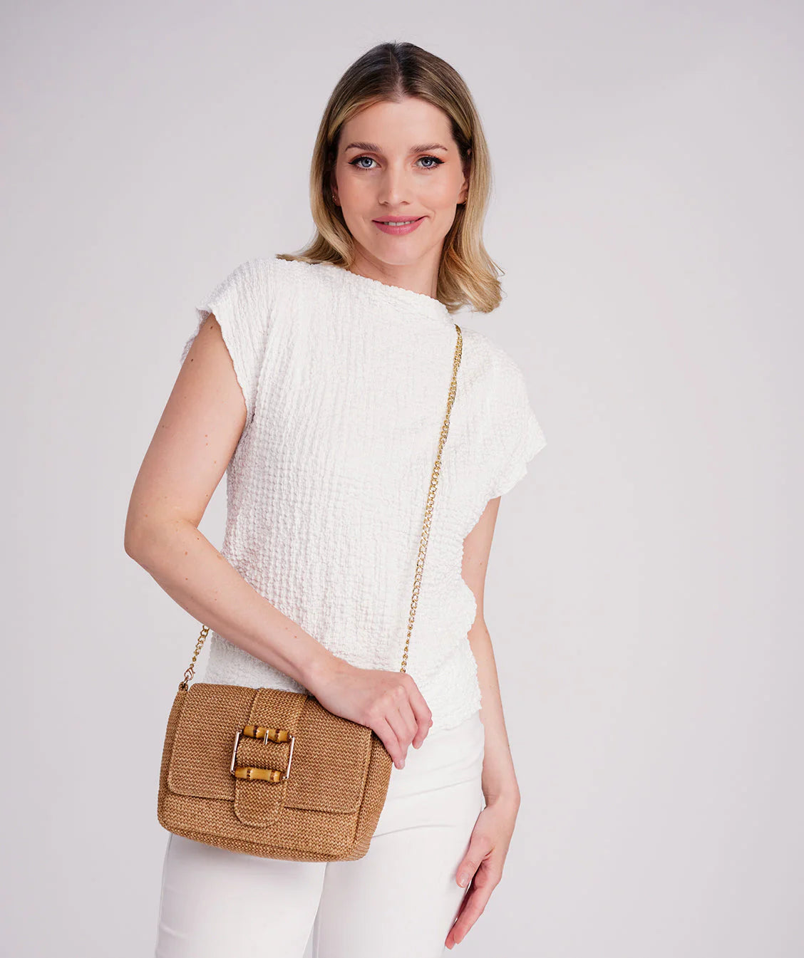 Tuscany - Straw Crossbody Bag