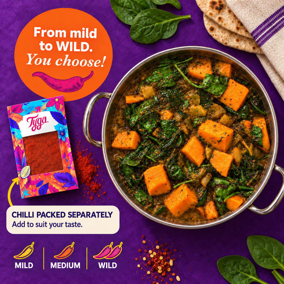 Sweet Potato Saag