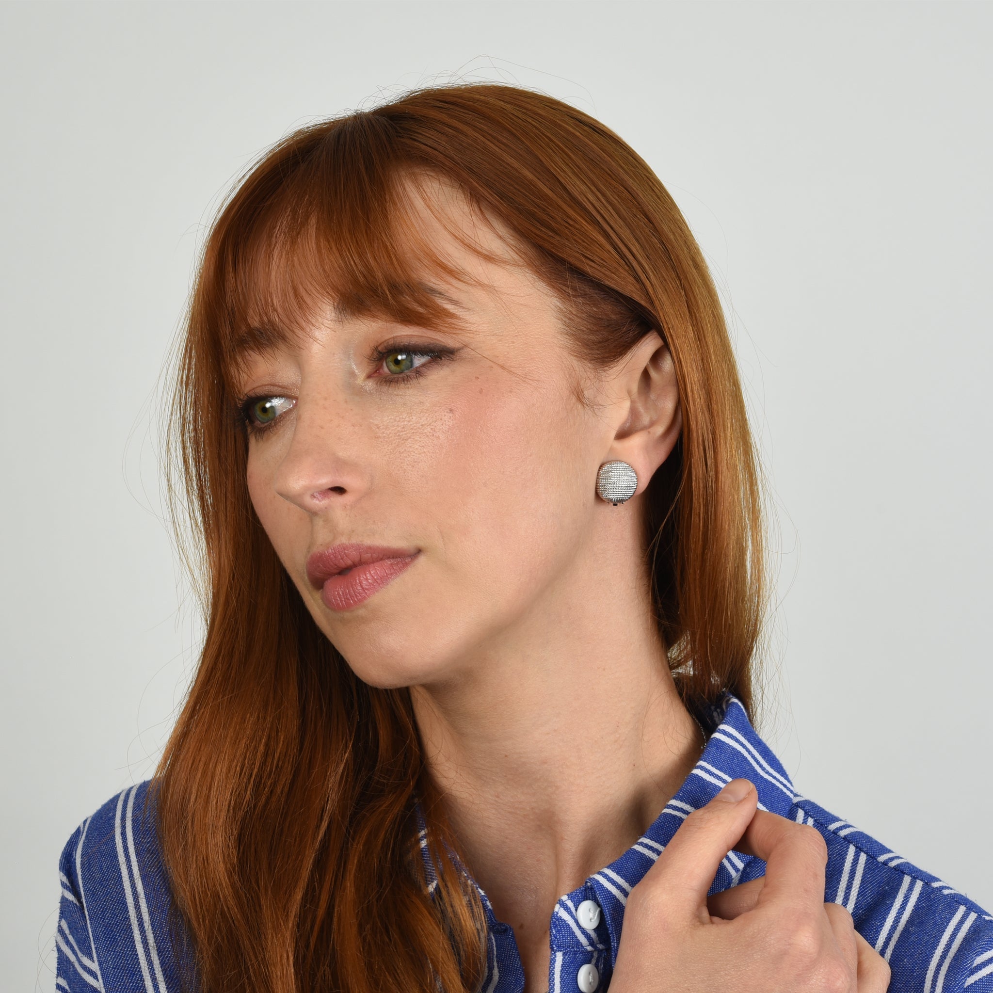 Cachet London Tyra Silver Clip On Earrings