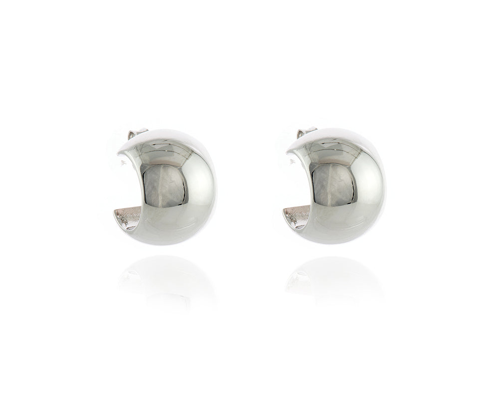 Willow Silver Hoop Earrings