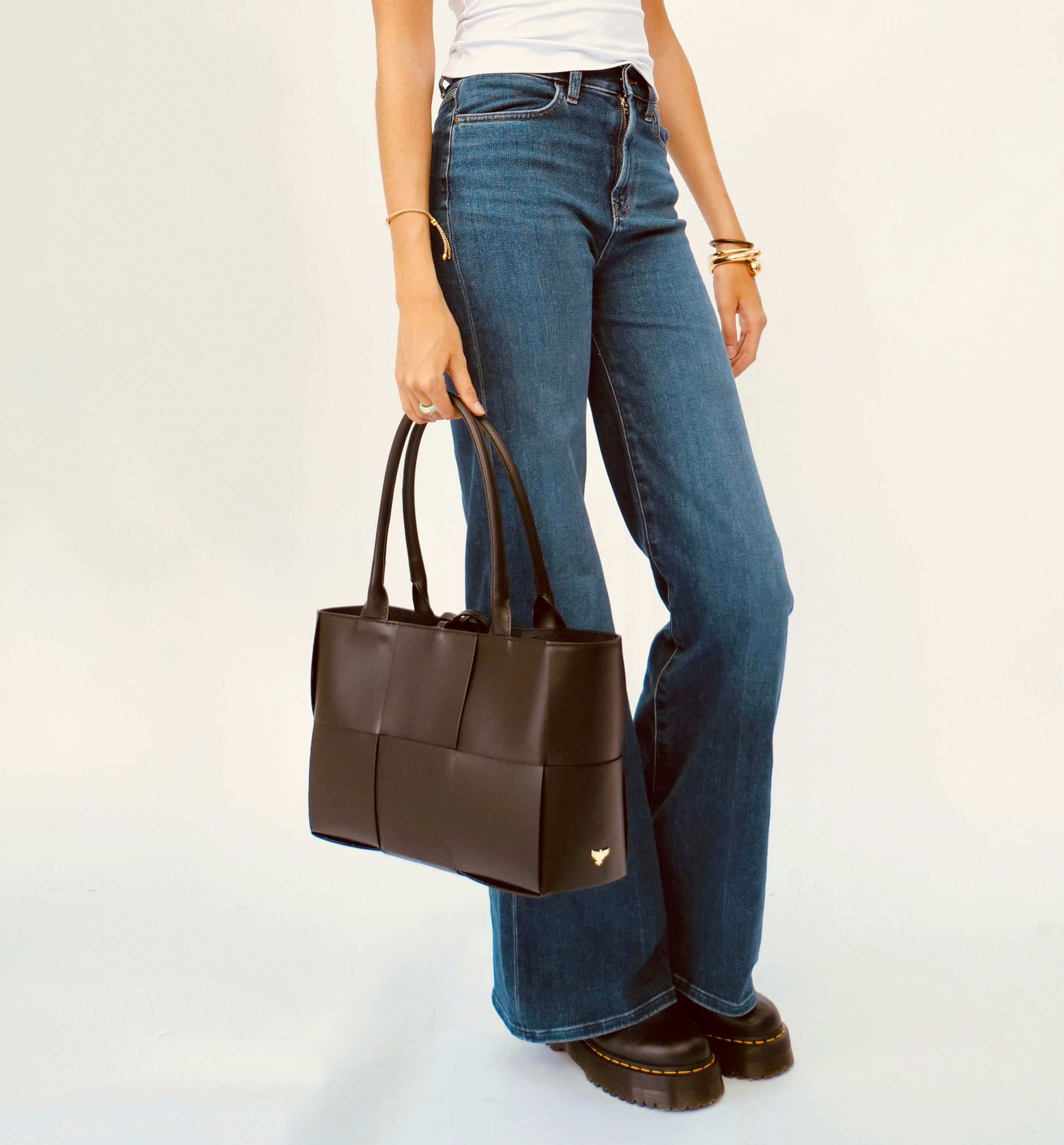 Apatchy London The Tori Stone Leather Tote