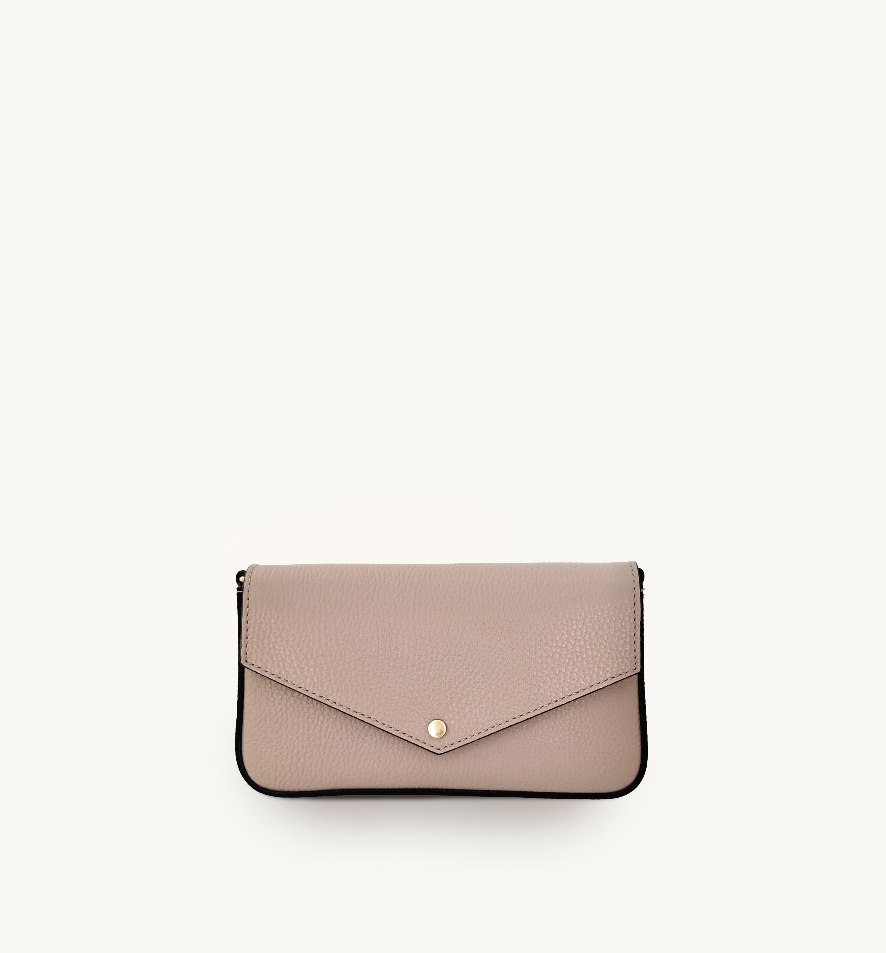 Apatchy London The Munro Blush Leather Shoulder Bag