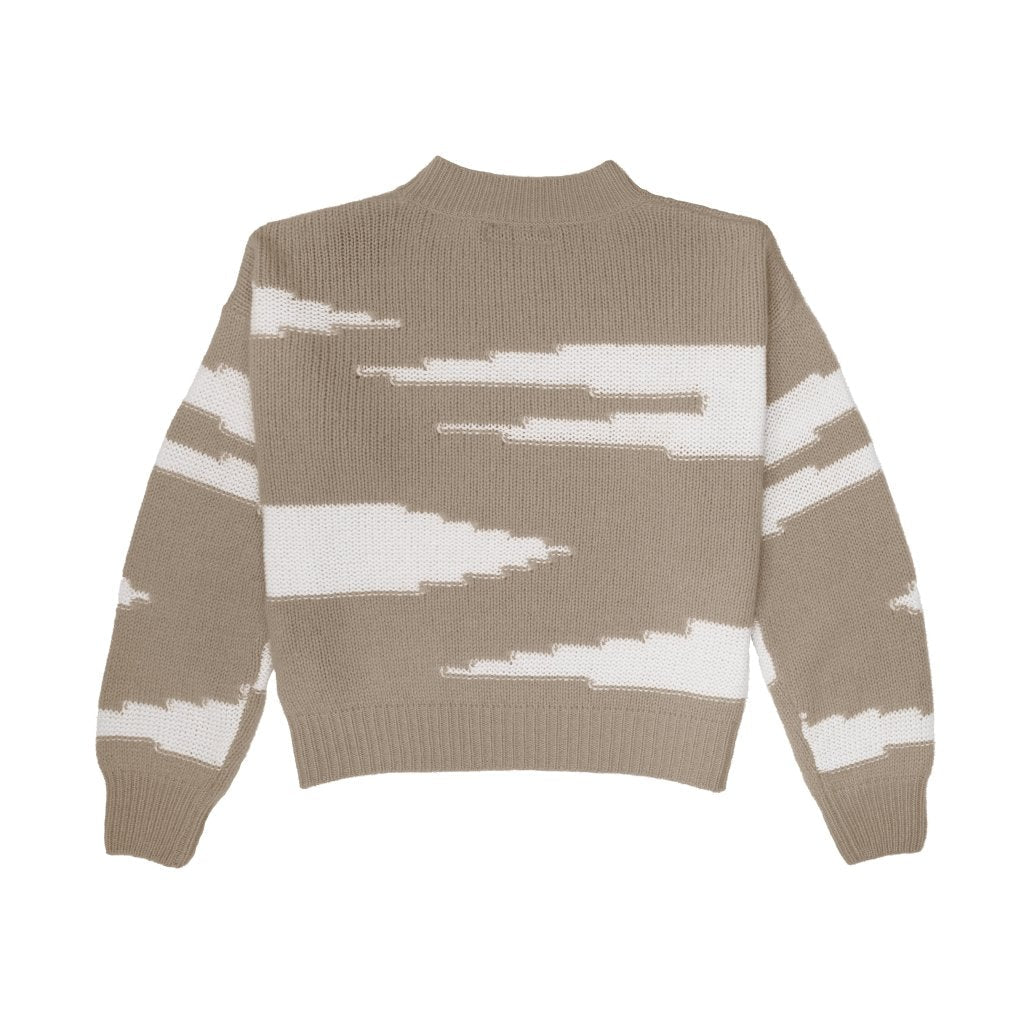 Cashmere Polo Club Zuri Ladies Round Neck Pullover Intarsia Knit - 100% Cashmere - Fragrance London