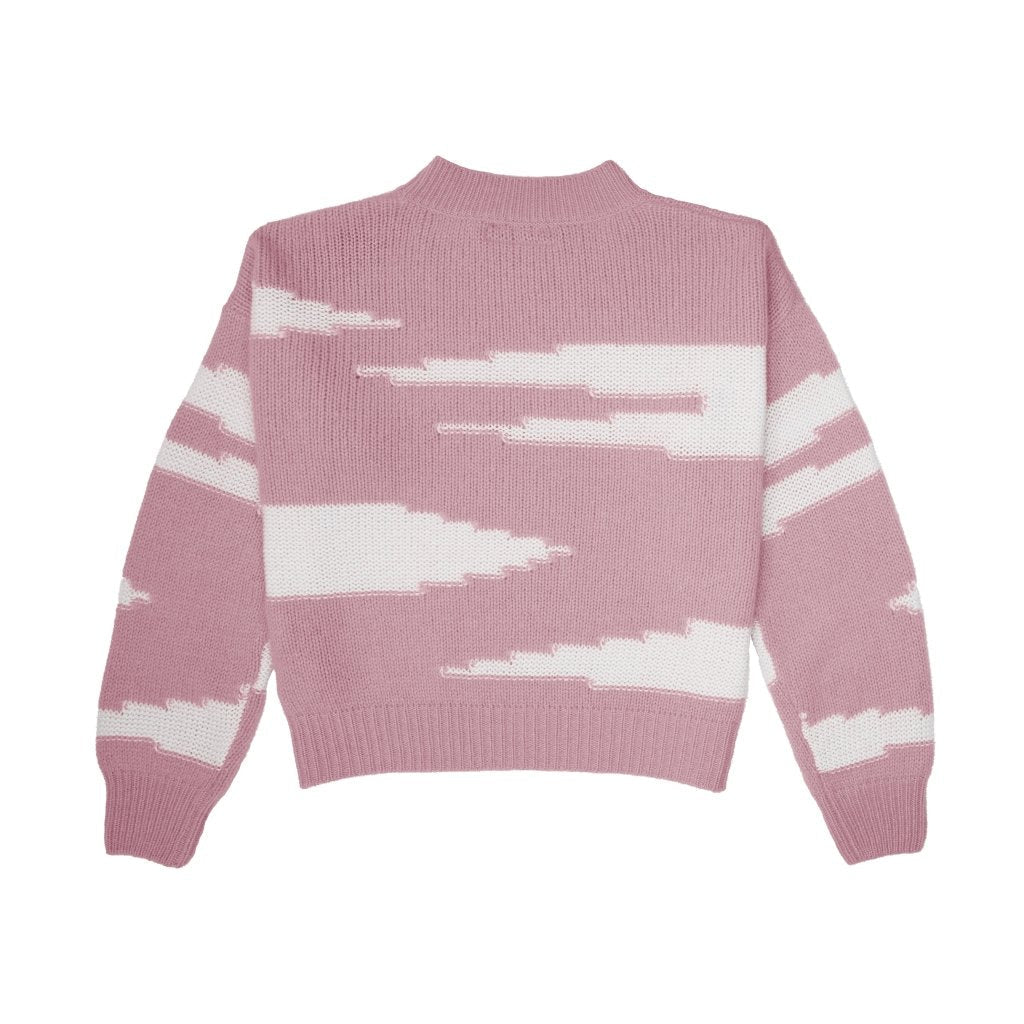 Cashmere Polo Club Zuri Ladies Round Neck Pullover Intarsia Knit Pixie - 100% Cashmere - Fragrance London