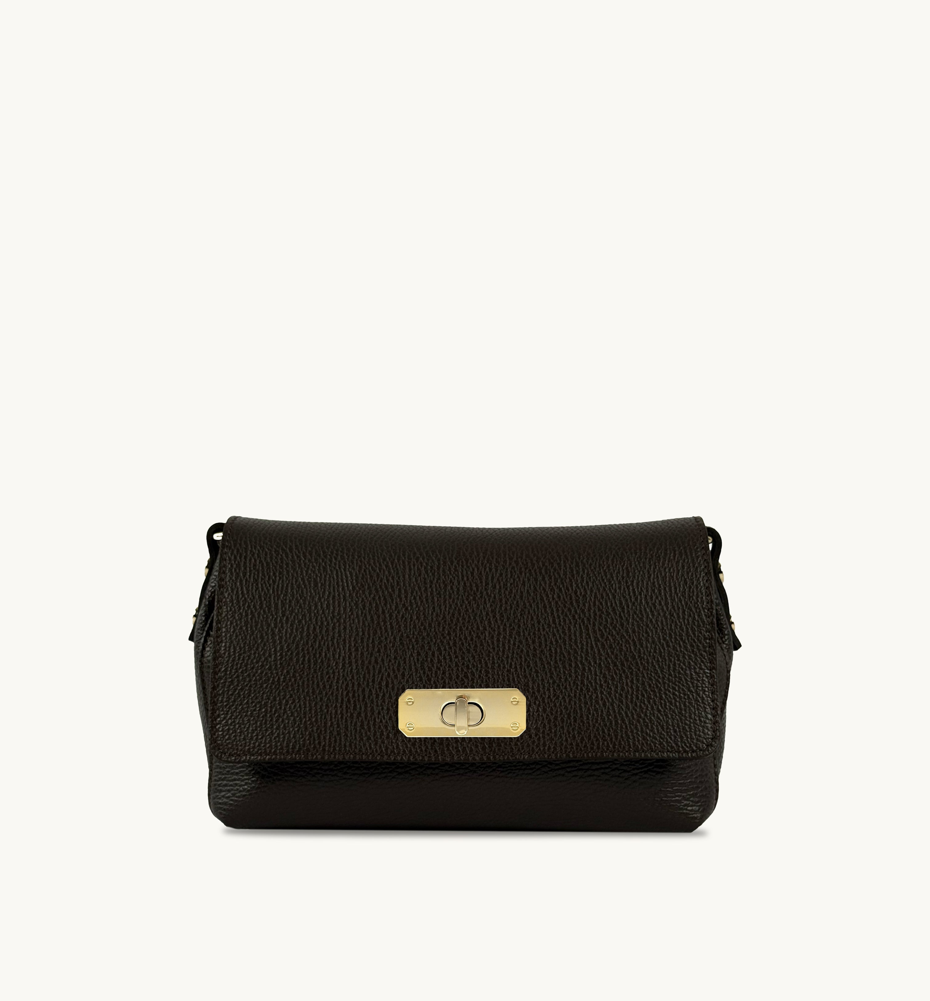 Apatchy London The Maisie Midi Chocolate Leather Bag