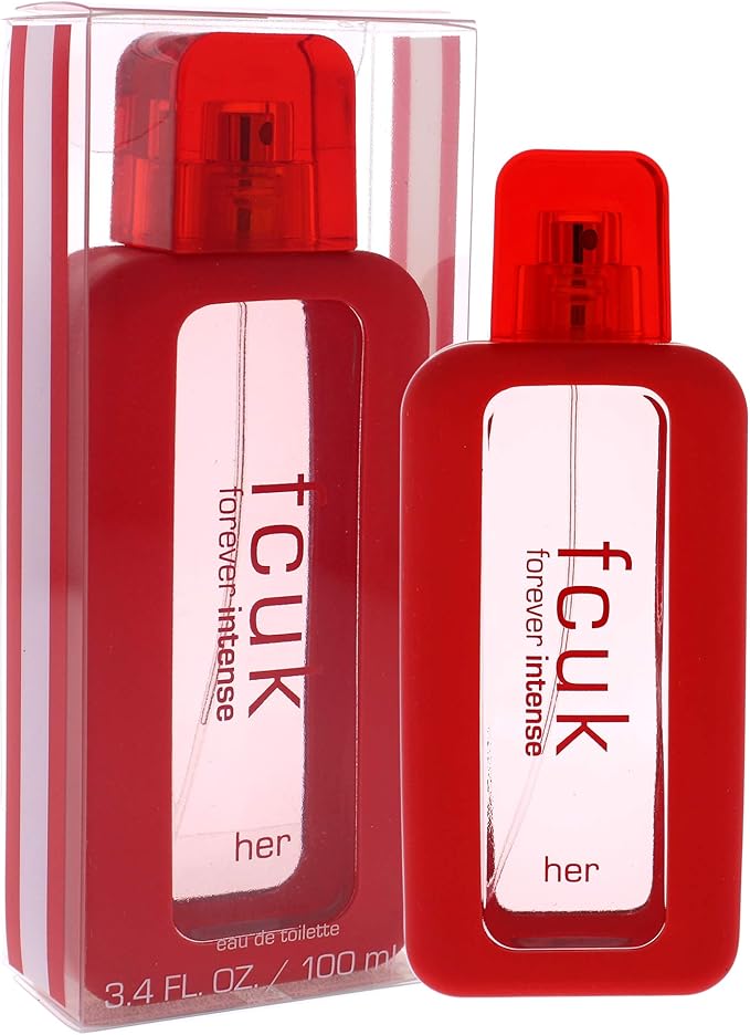 Fcuk Forever Intense Her Eau De Toilette Spray 100ml - Fragrance London