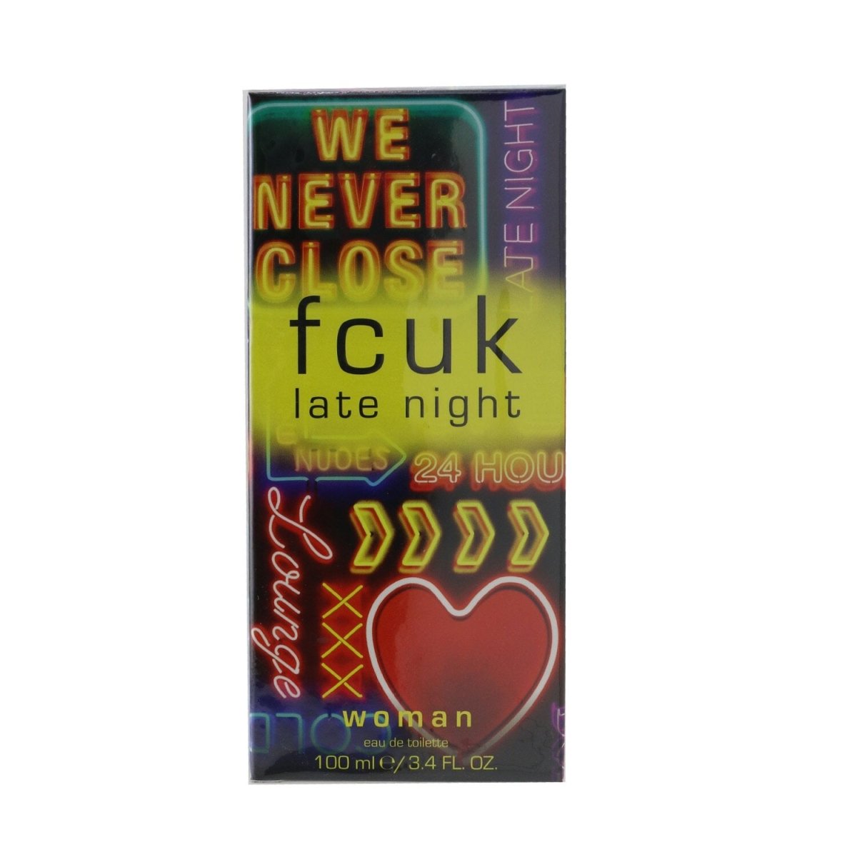 Fcuk Late Night Eau De Toilette Spray 100ml - Fragrance London