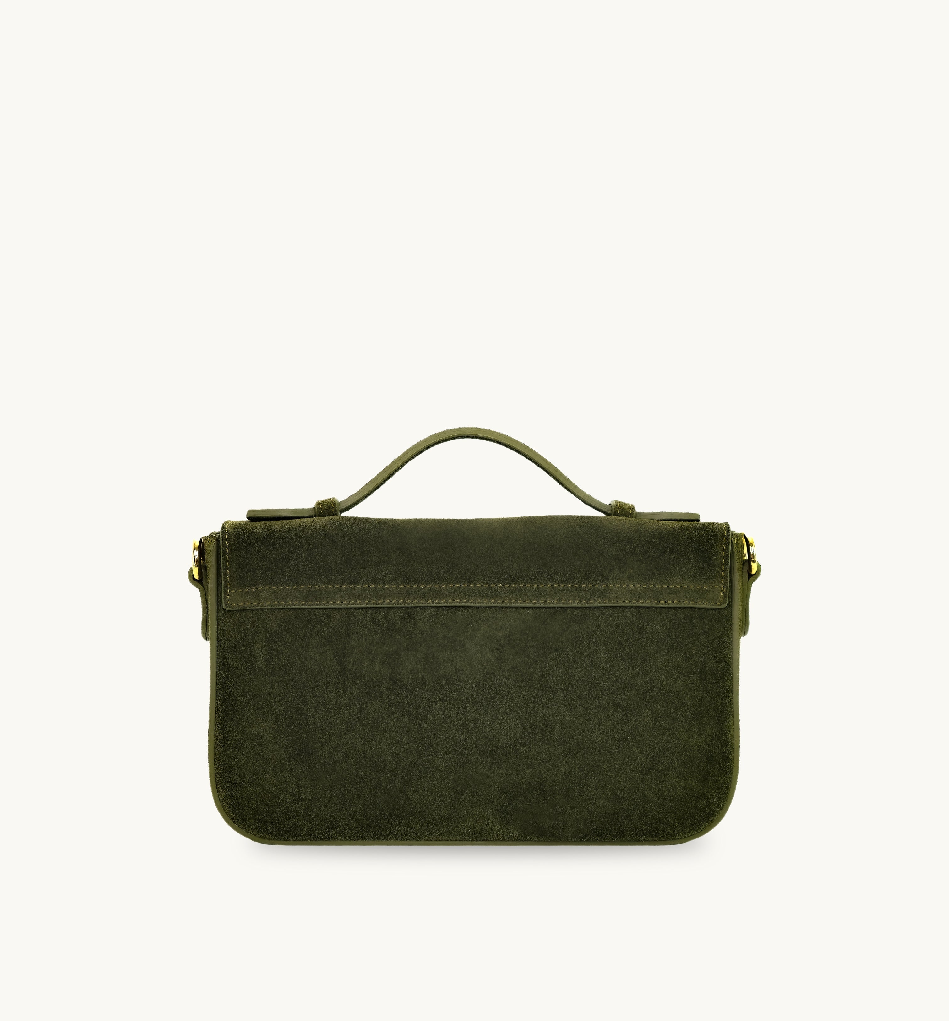 Apatchy London The Flora Top Handle Suede Bag