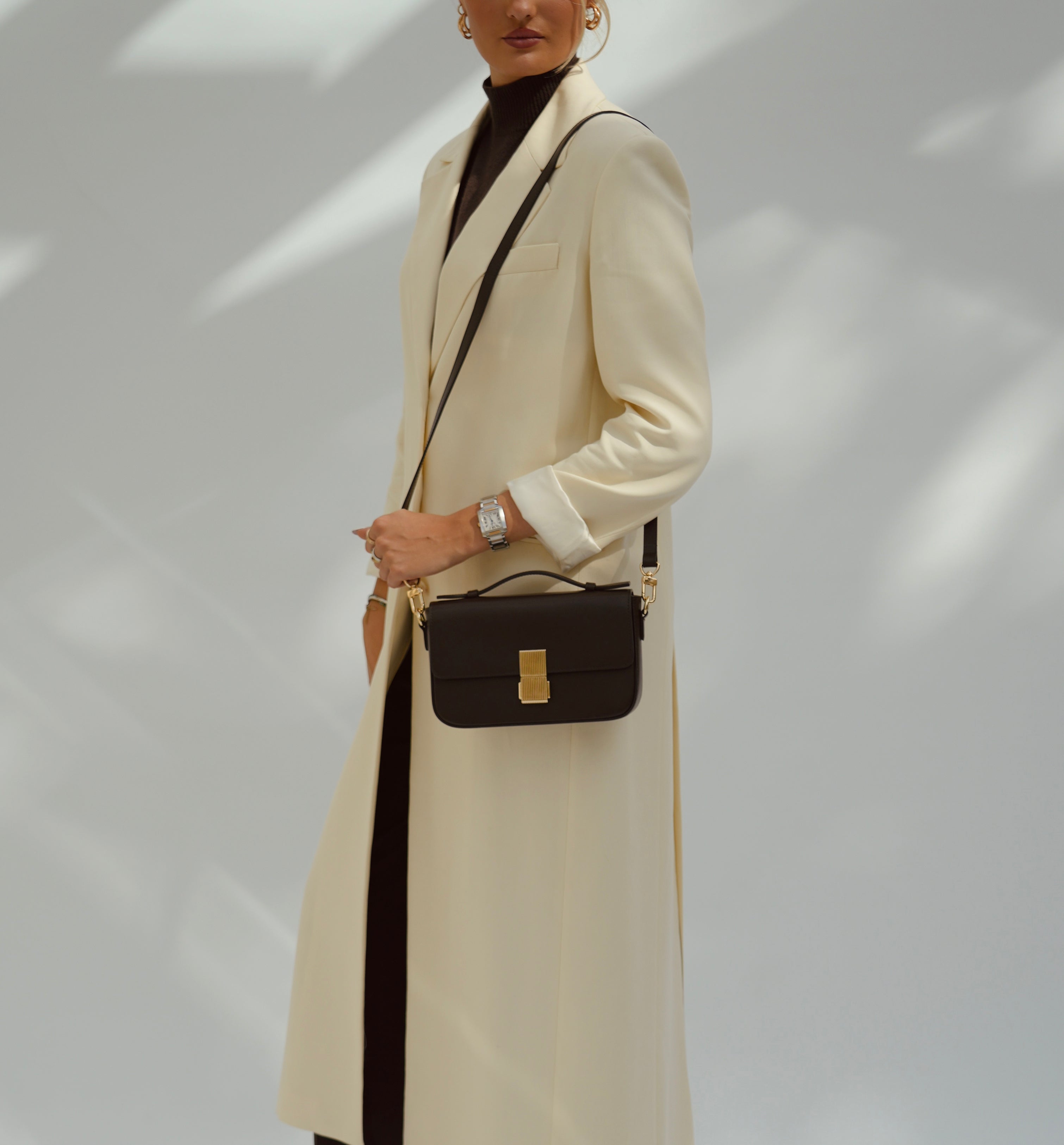 Apatchy London The Flora Chocolate Leather Bag