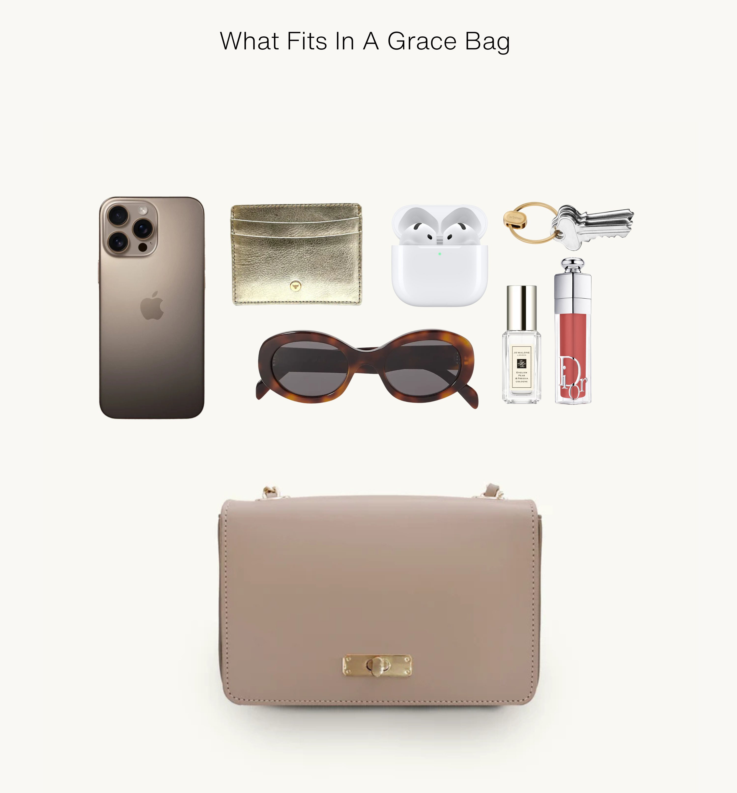 Apatchy London The Grace White Leather Bag