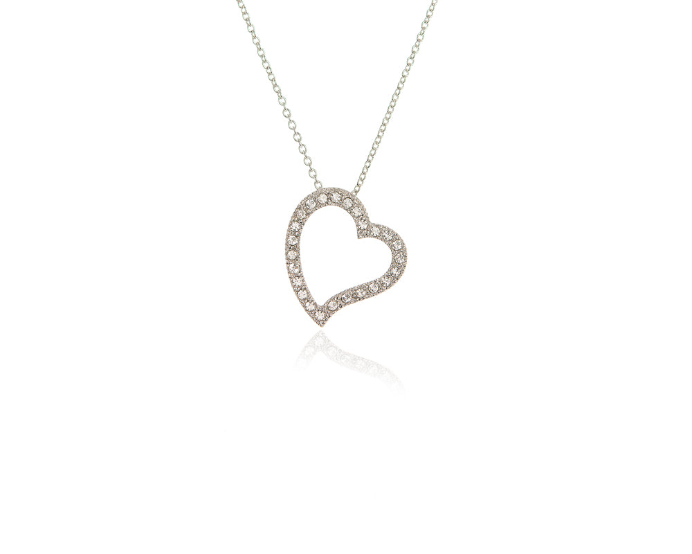 Hebe Silver Heart Pendant