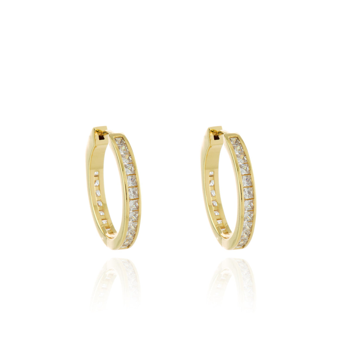 Hedia Gold Hoop Earrings