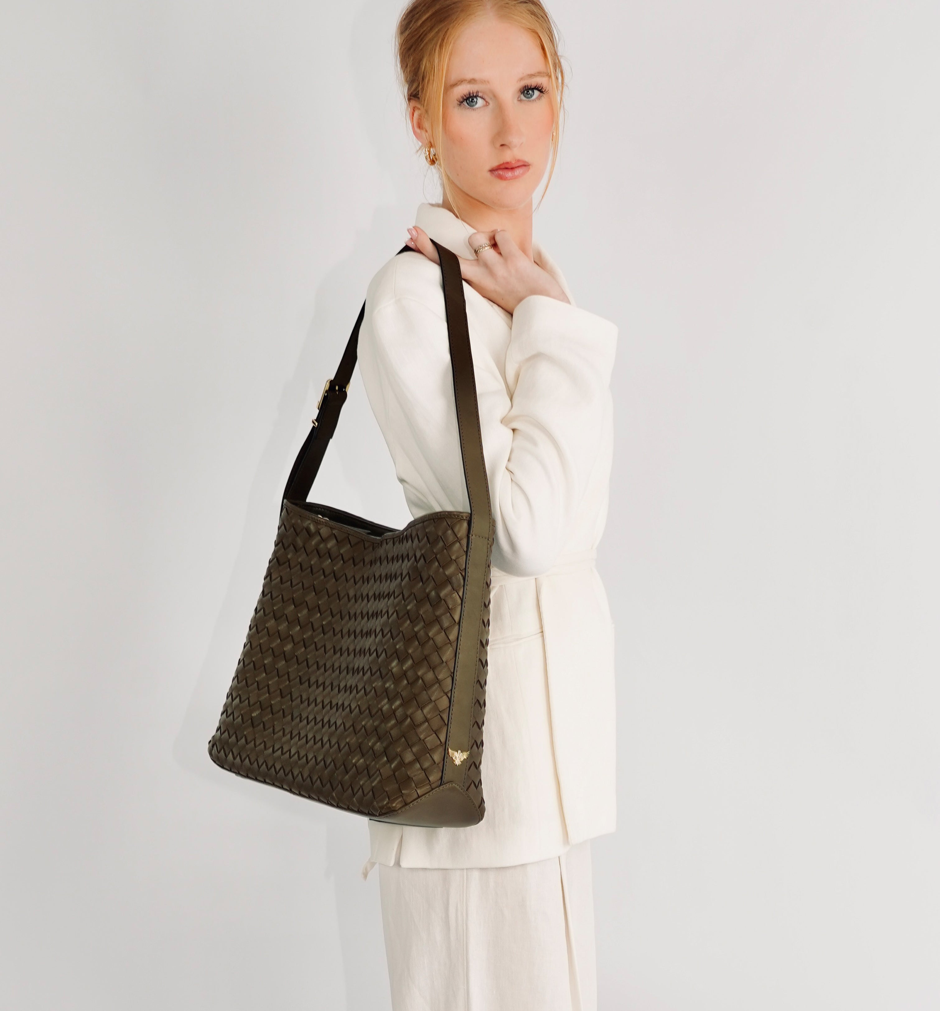 Apatchy London The Holly Olive Leather Bag