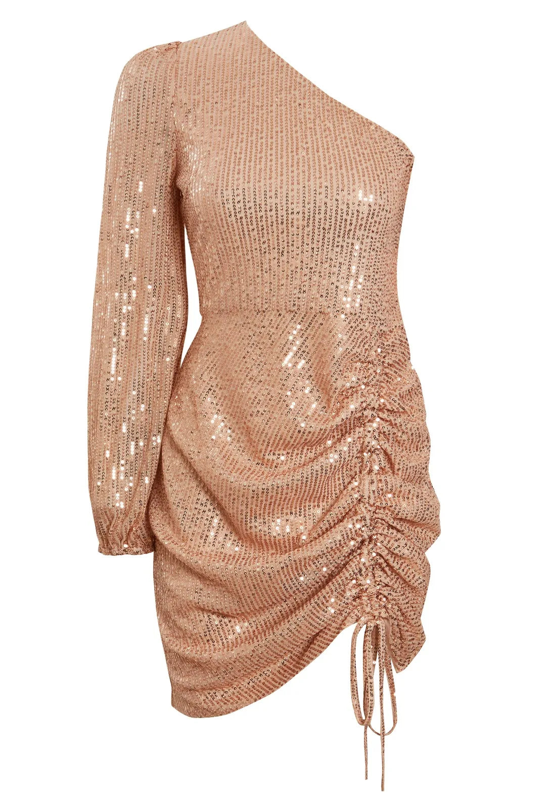 Little Black Dress Champagne Scarlett Sequin Dress