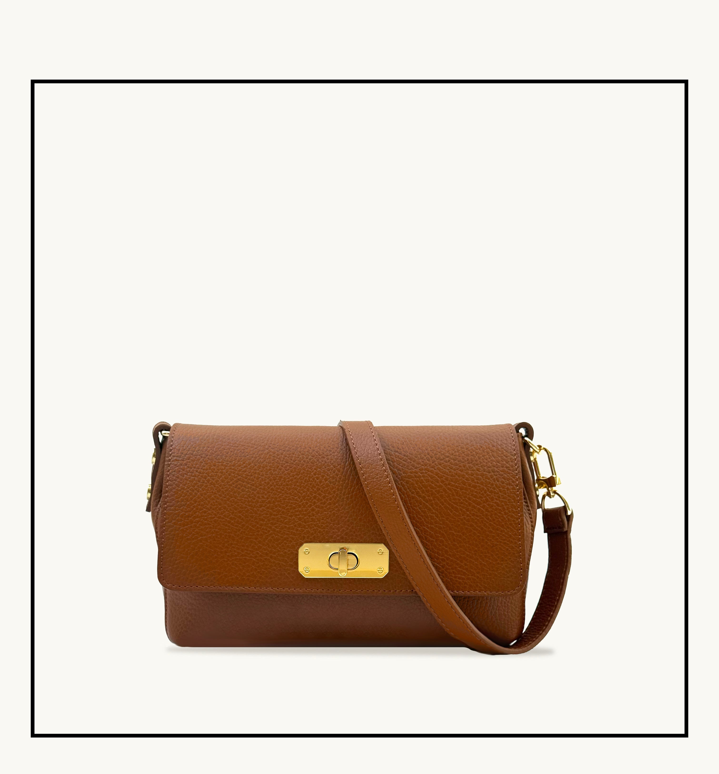 Apatchy London The Maisie Midi Leather Bag