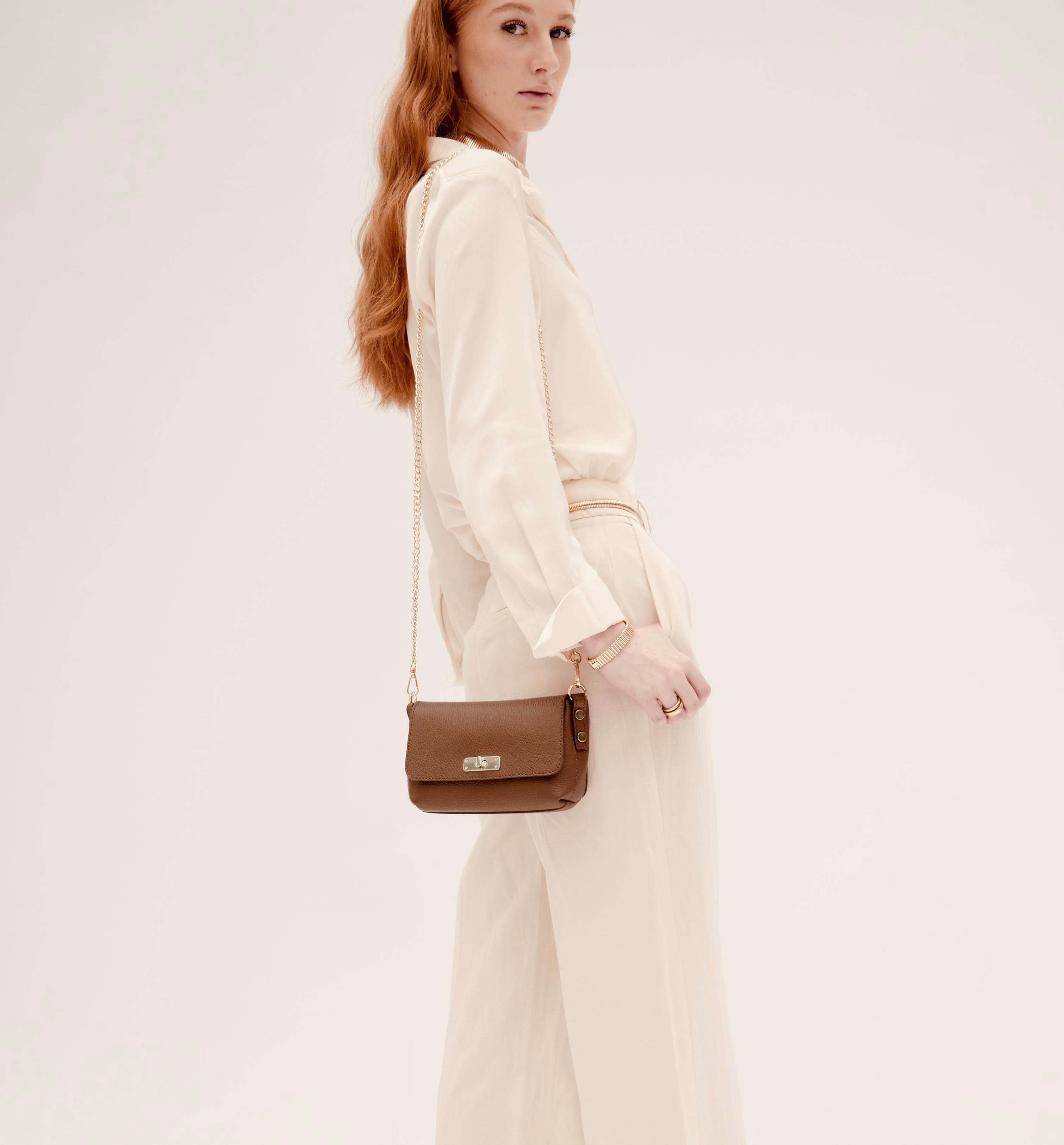 Apatchy London The Maisie Tan Leather Bag