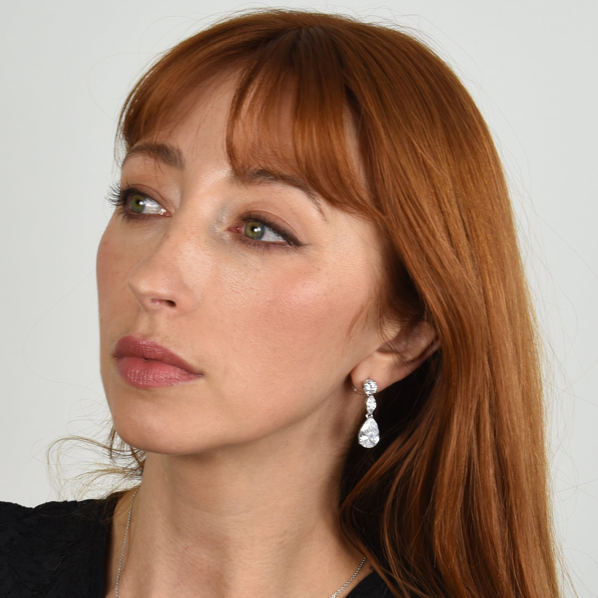 Cachet London Maxine Silver Drop Earrings