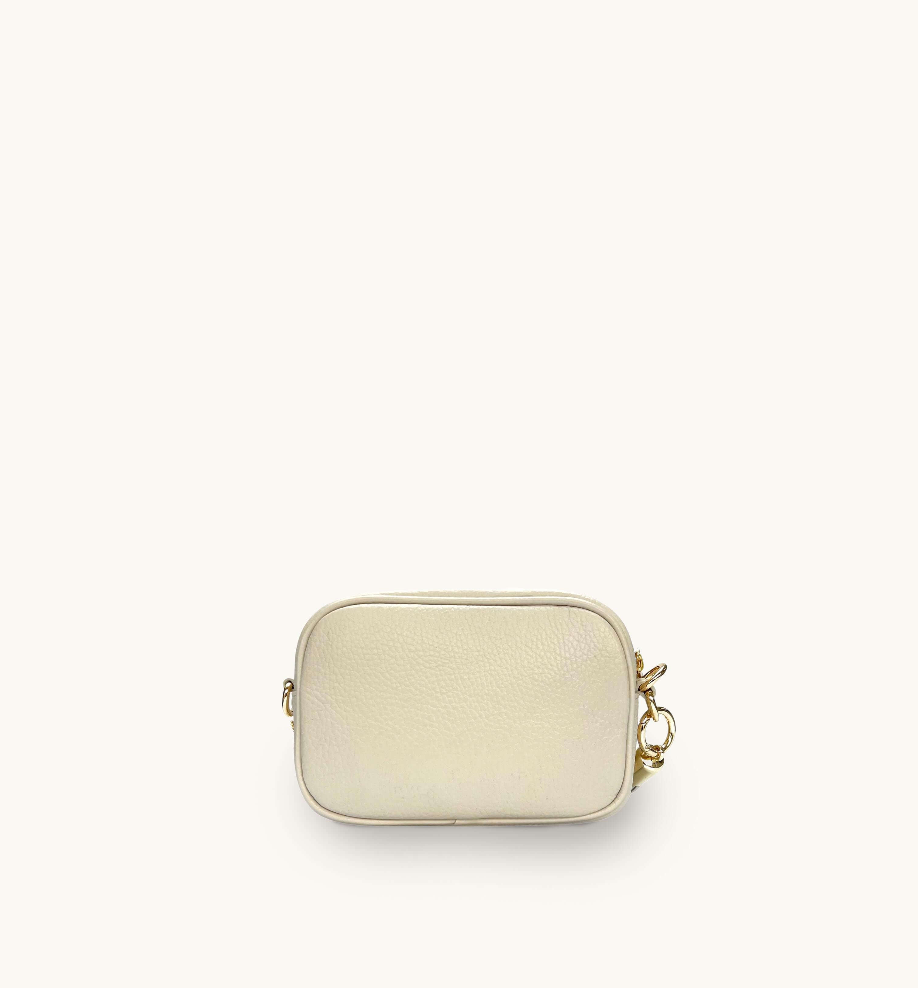 Apatchy London The Mini Tassel Stone Leather Phone Bag