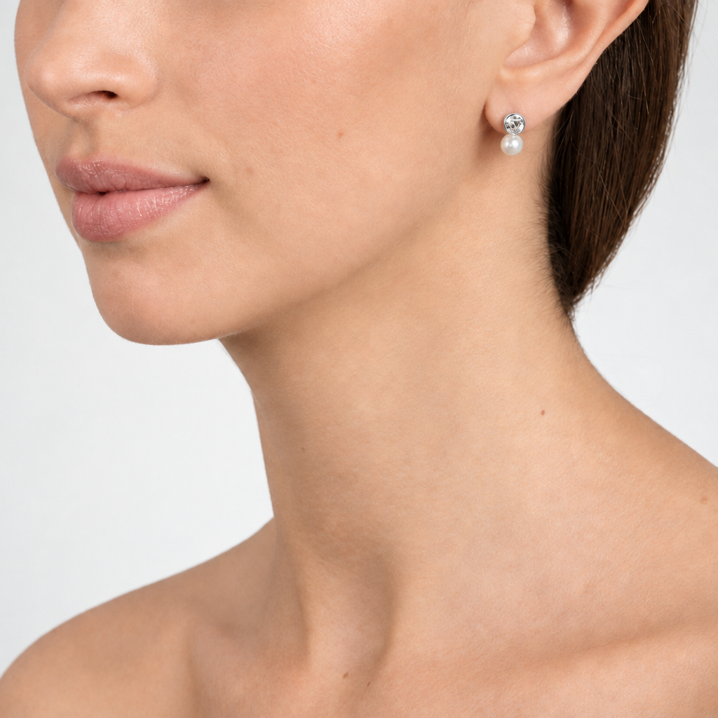 Moma Silver Post Earrings