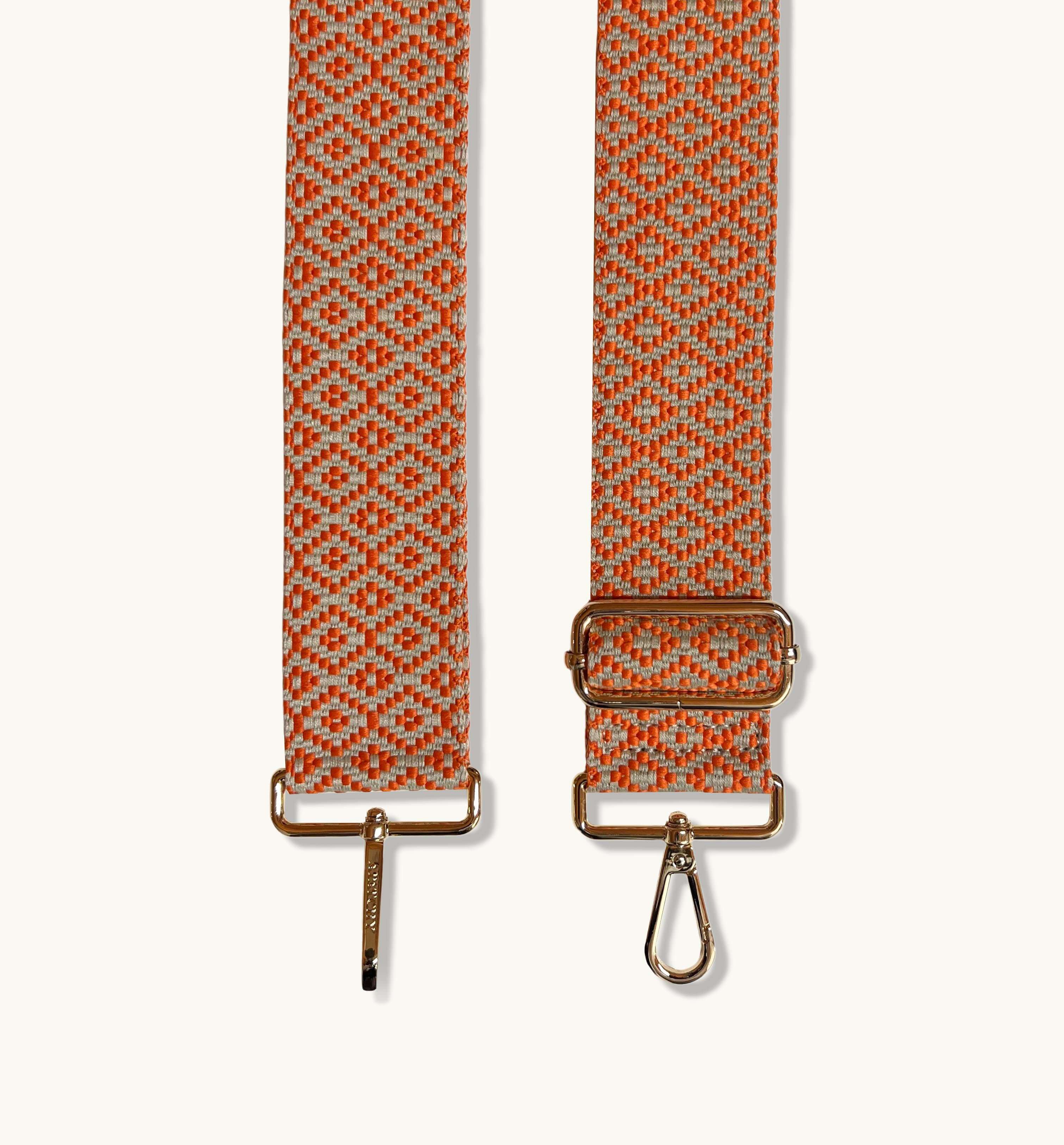 Apatchy London The Tassel Leather Crossbody Bag With Cross-Stitch Strap