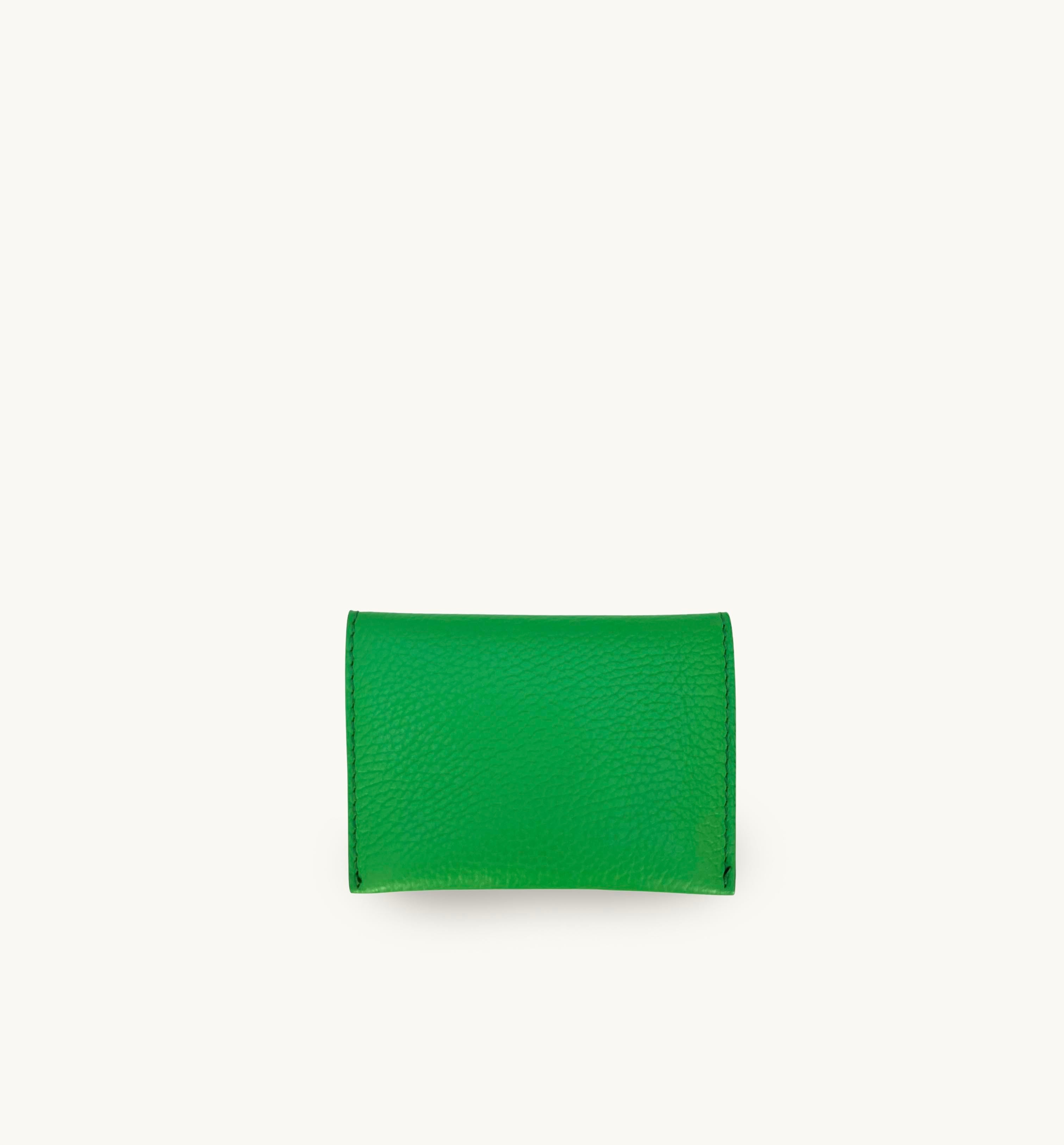 Apatchy London Bottega Green Leather Purse