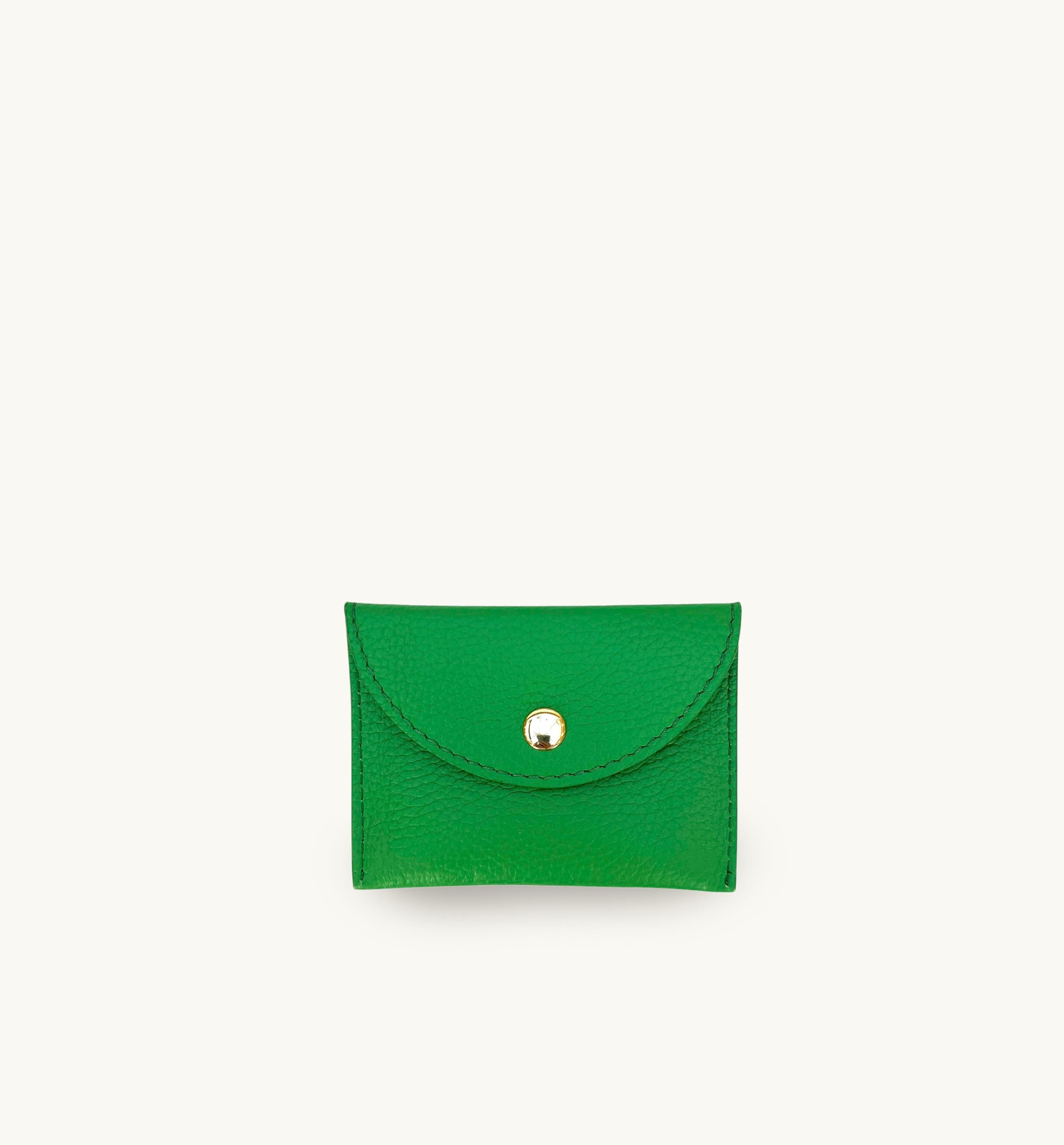 Apatchy London Bottega Green Leather Purse
