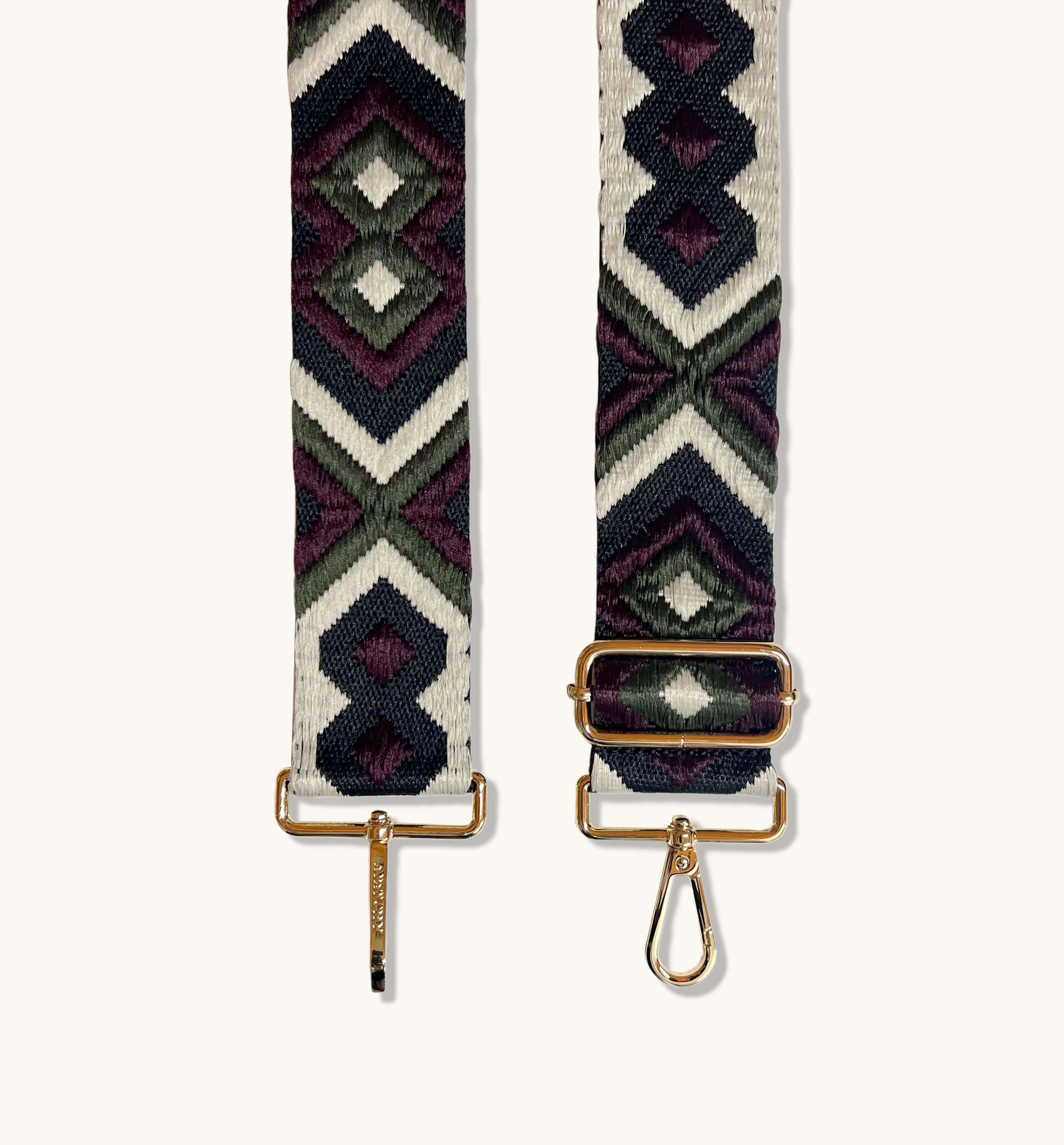 Apatchy London Port & Olive Diamond Strap