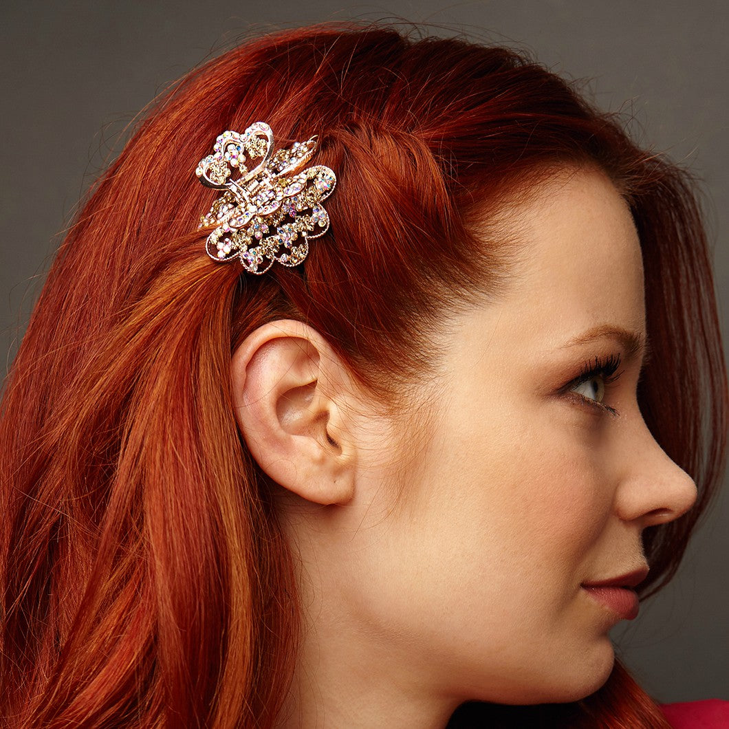 QueenMee Rose Hair Clip Claw