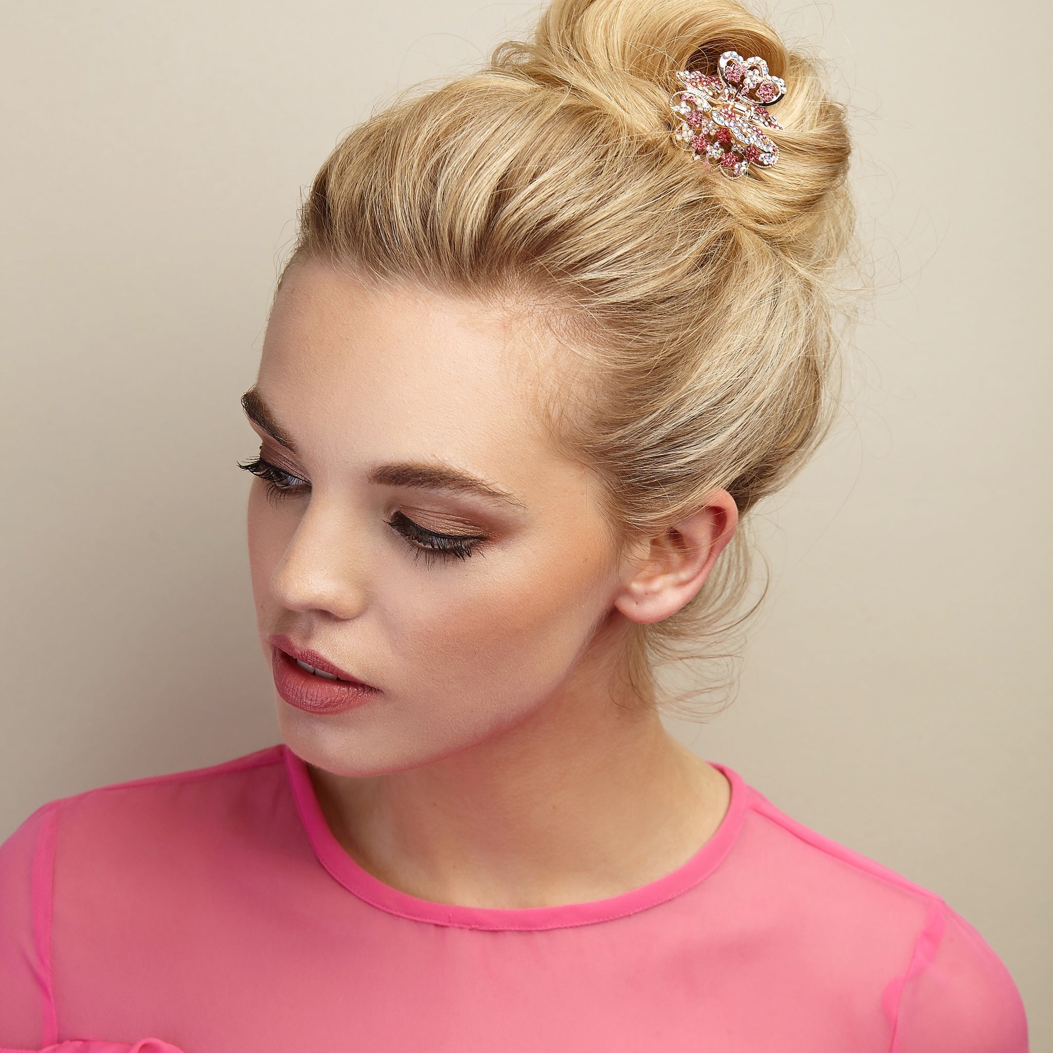 QueenMee Rose Hair Clip Claw