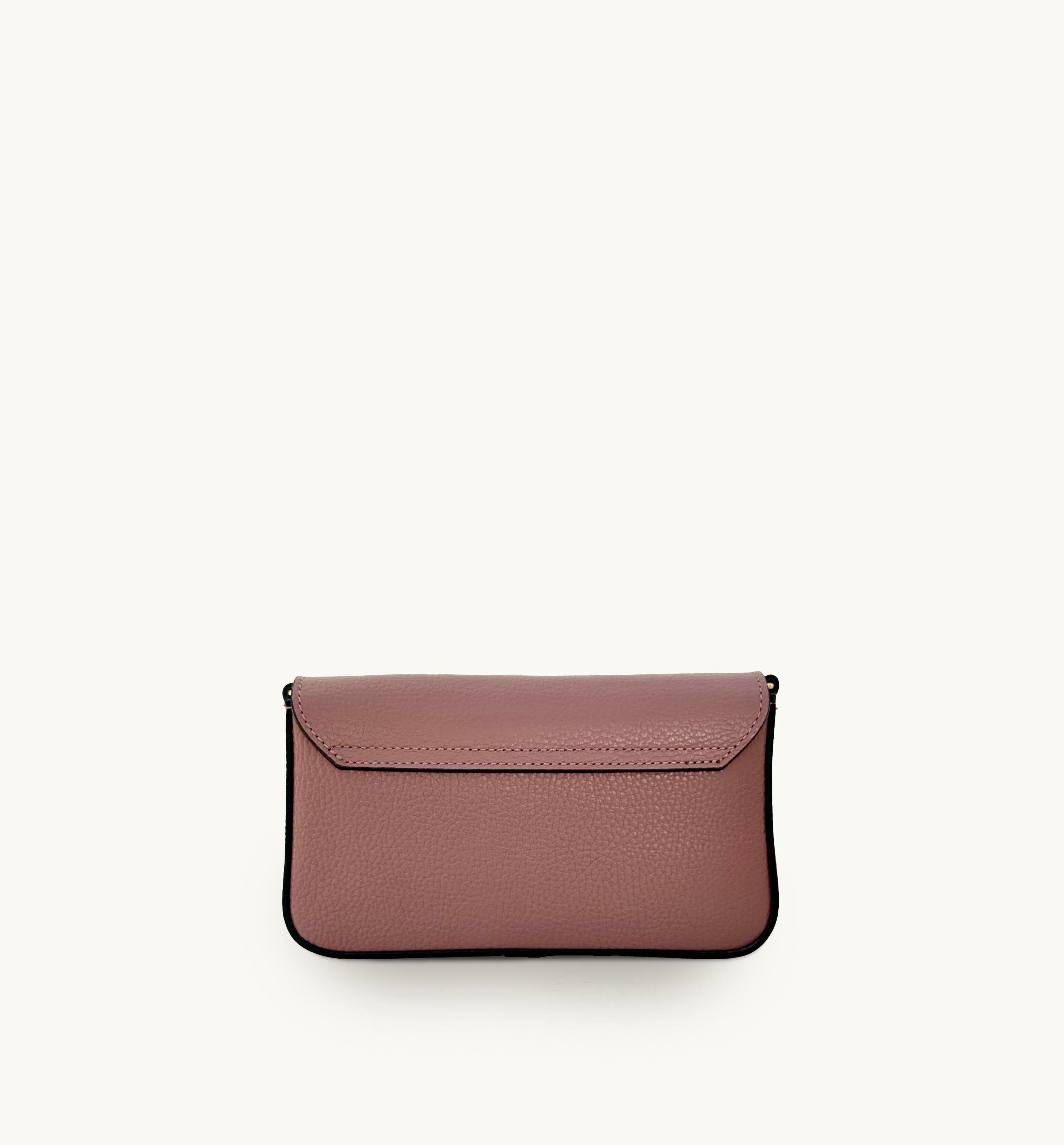 Apatchy London The Munro Antique Rose Leather Shoulder Bag