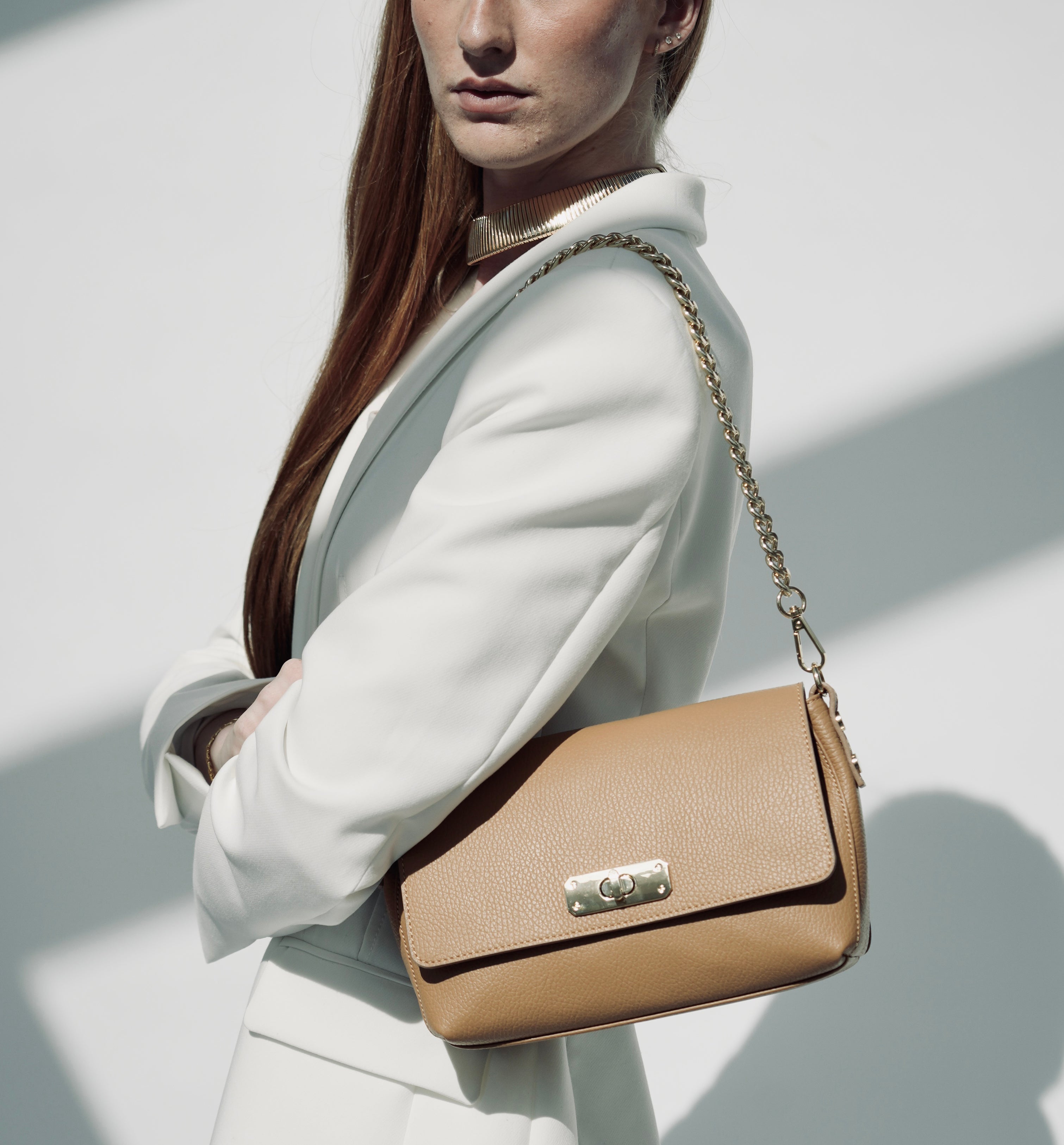 Apatchy London The Maisie Midi Leather Bag
