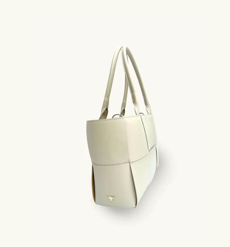 Apatchy London The Tori Stone Leather Tote