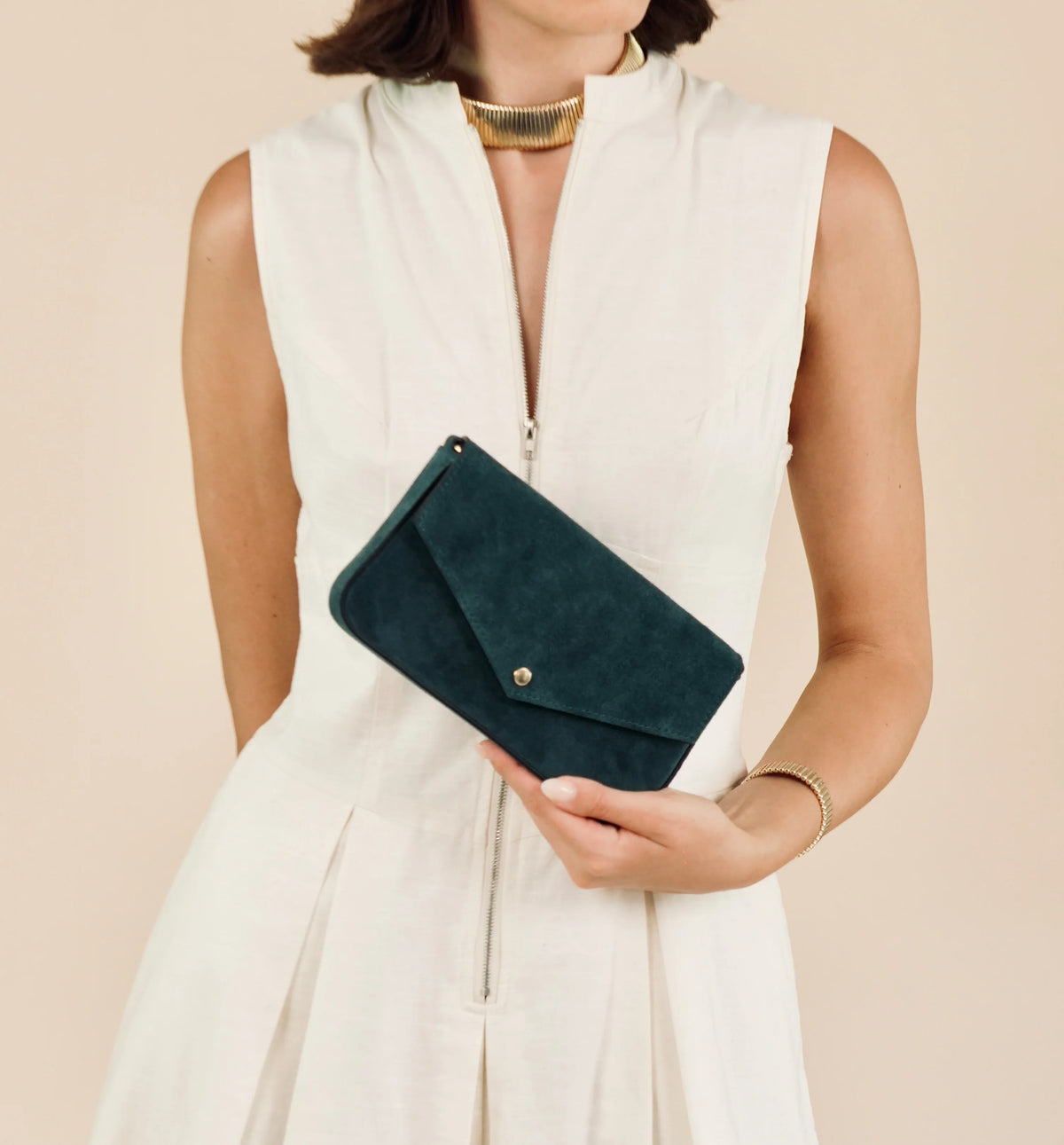 Apatchy London The Munro Suede Shoulder Bag