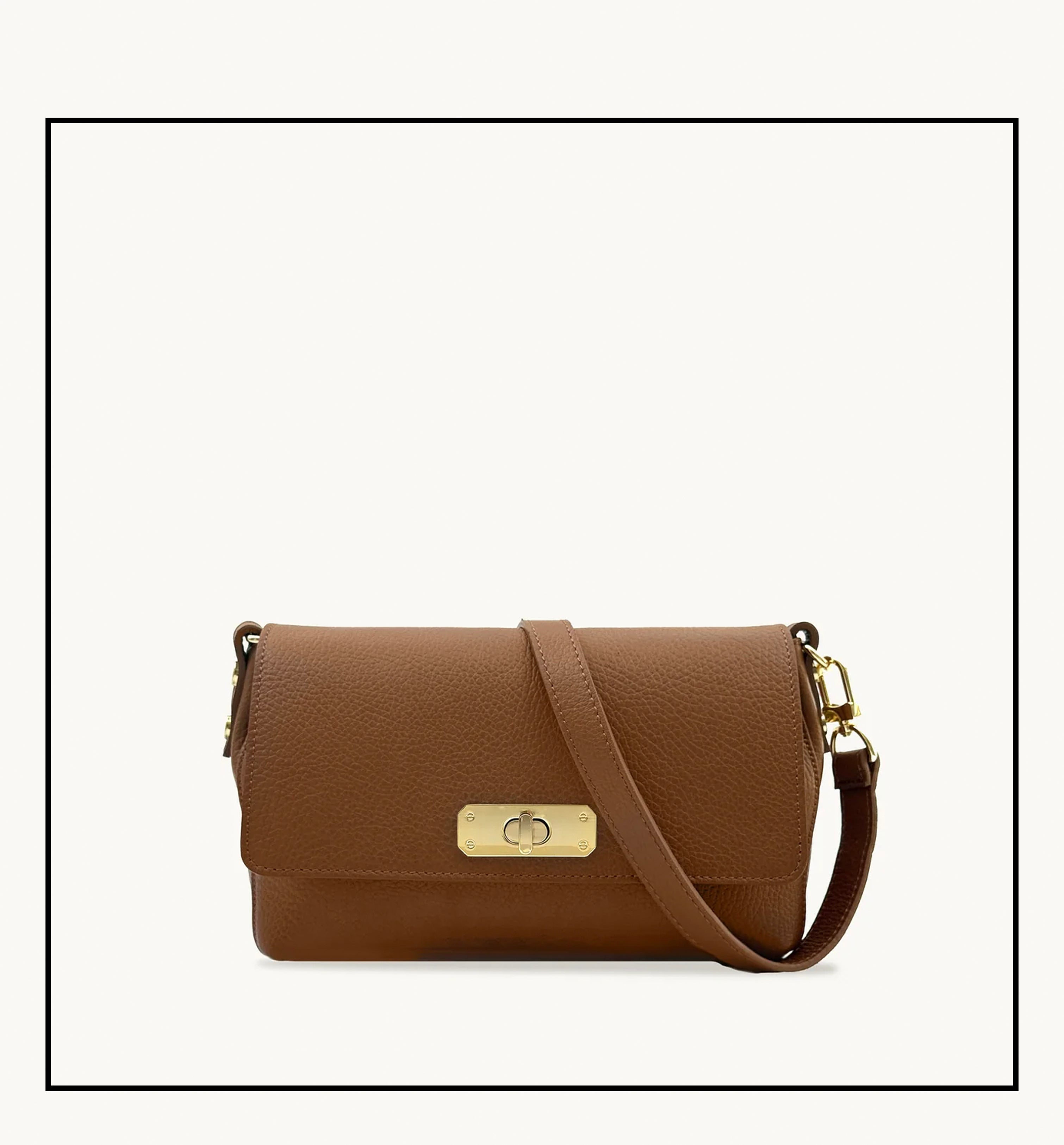 Apatchy London The Maisie Midi Leather Bag
