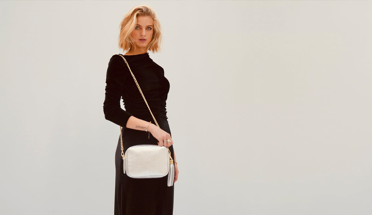 Apatchy London The Tassel Leather Crossbody Bag