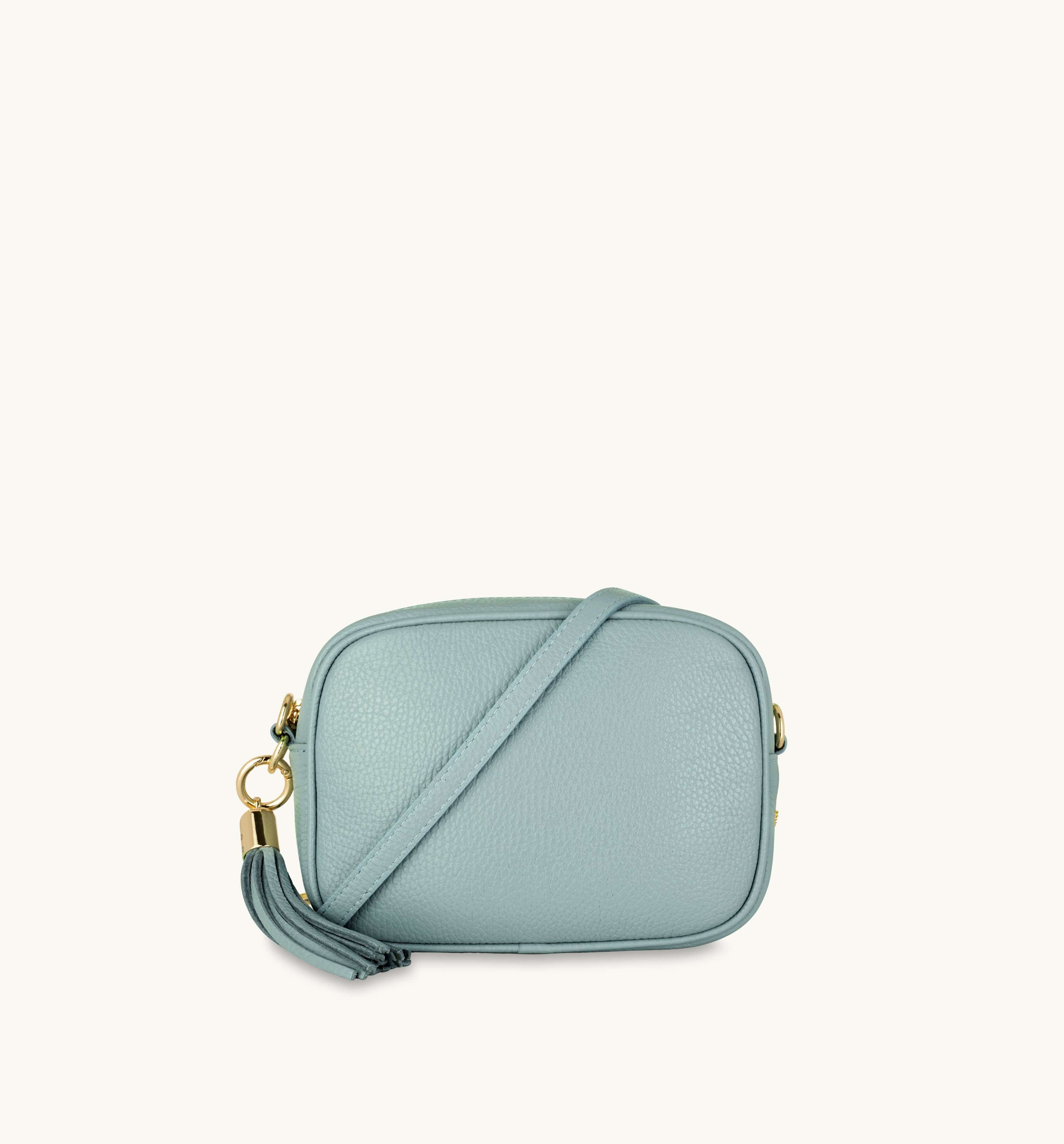 Apatchy London The Tassel Pale Leather Crossbody Bag