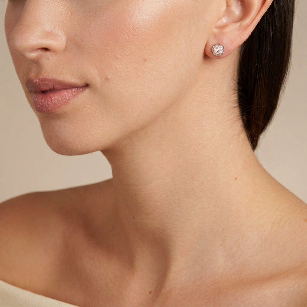 Thisbe Vintage Rose Gold Earrings