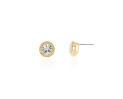 Cachet Tamar Earrings Clear Crystal 18ct Gold plated