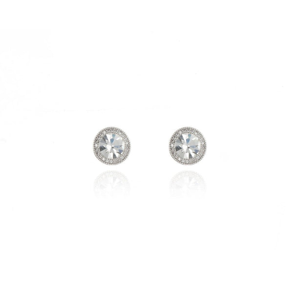 Cachet Tamar Earrings Clear Crystal Rhodium plated