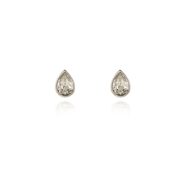 Cachet Ran Earrings Clear Crystal Platinum Plated