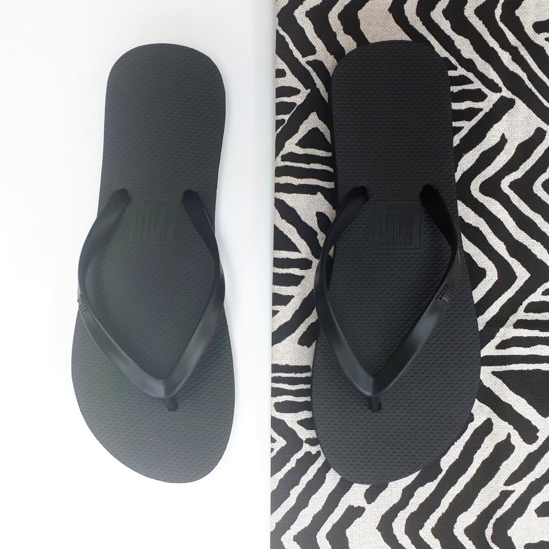 Filli London Naked Flip Flops - Black