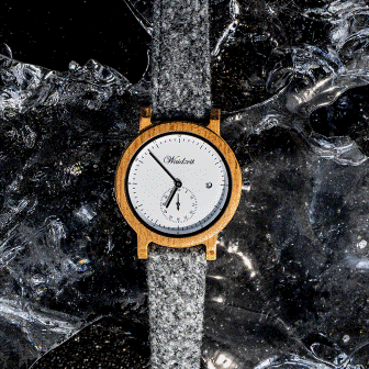 Waidzeit Barrique Alpine Men white with loden strap