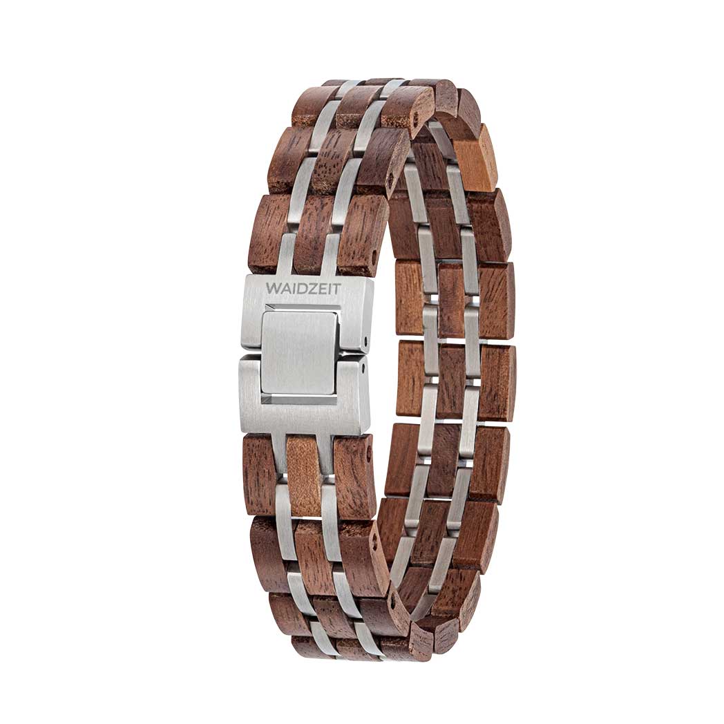 Waidzeit Element Bracelet Men Walnut