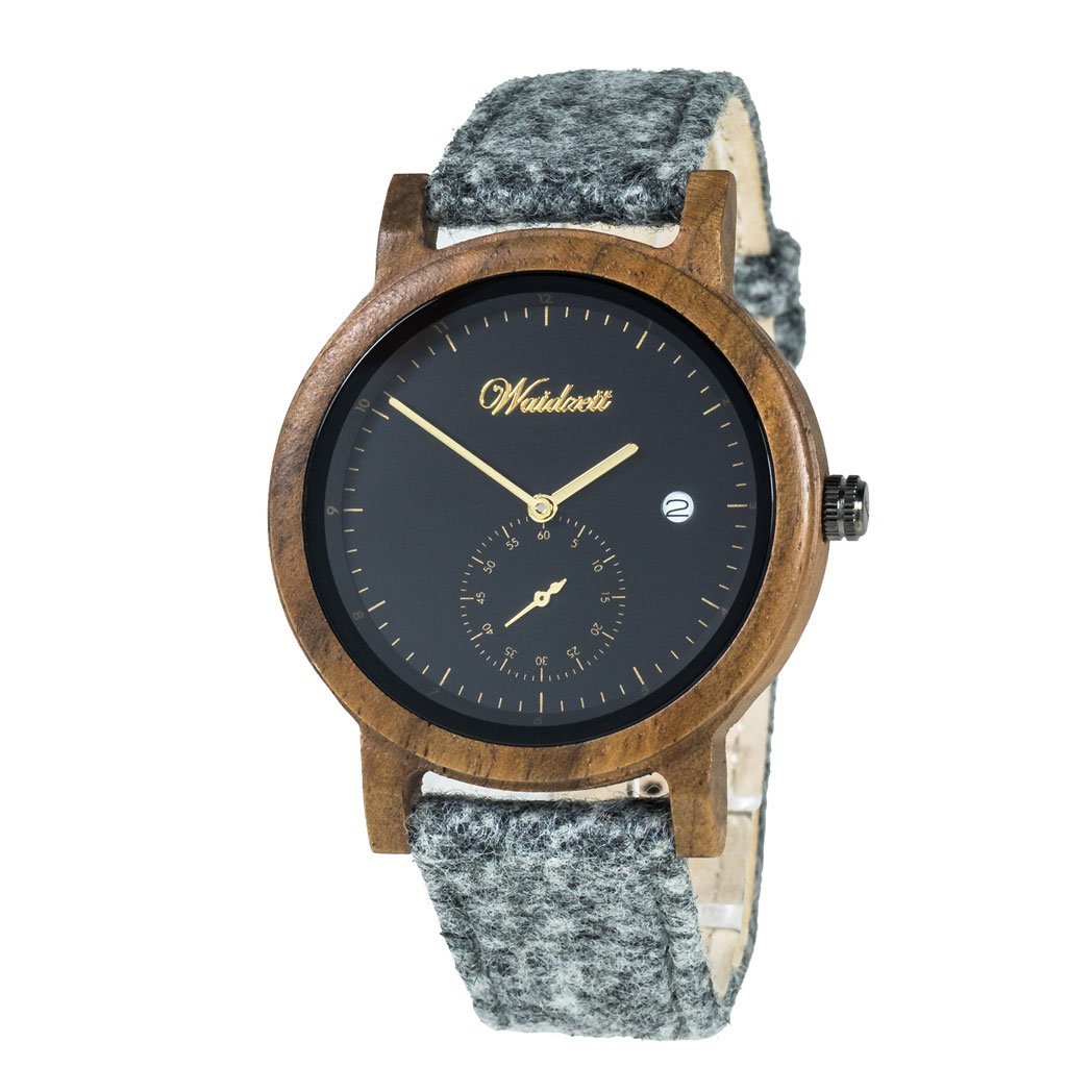 Waidzeit Maximilian Men Black with loden strap