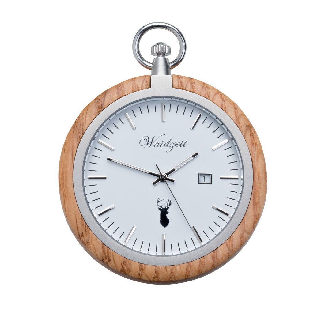 Waidzeit Oak Pocket Watch
