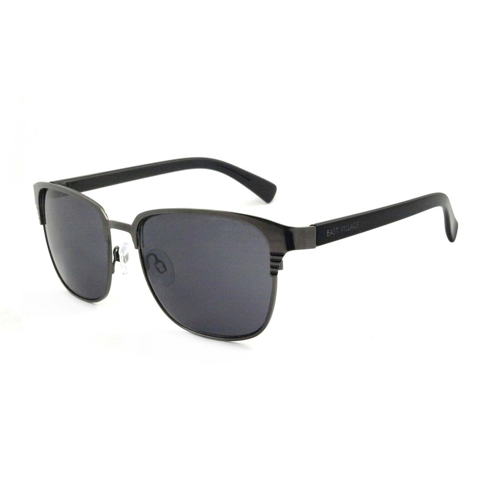 East Village Metal 'Joel' Sunglasses With Blue Flash Lens