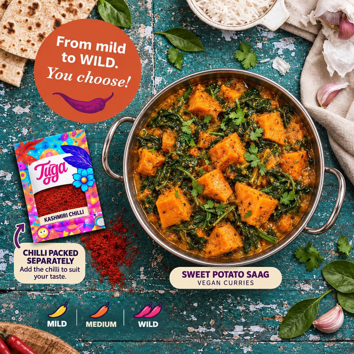 Vegan Curries Recipe Kit Gift Set
